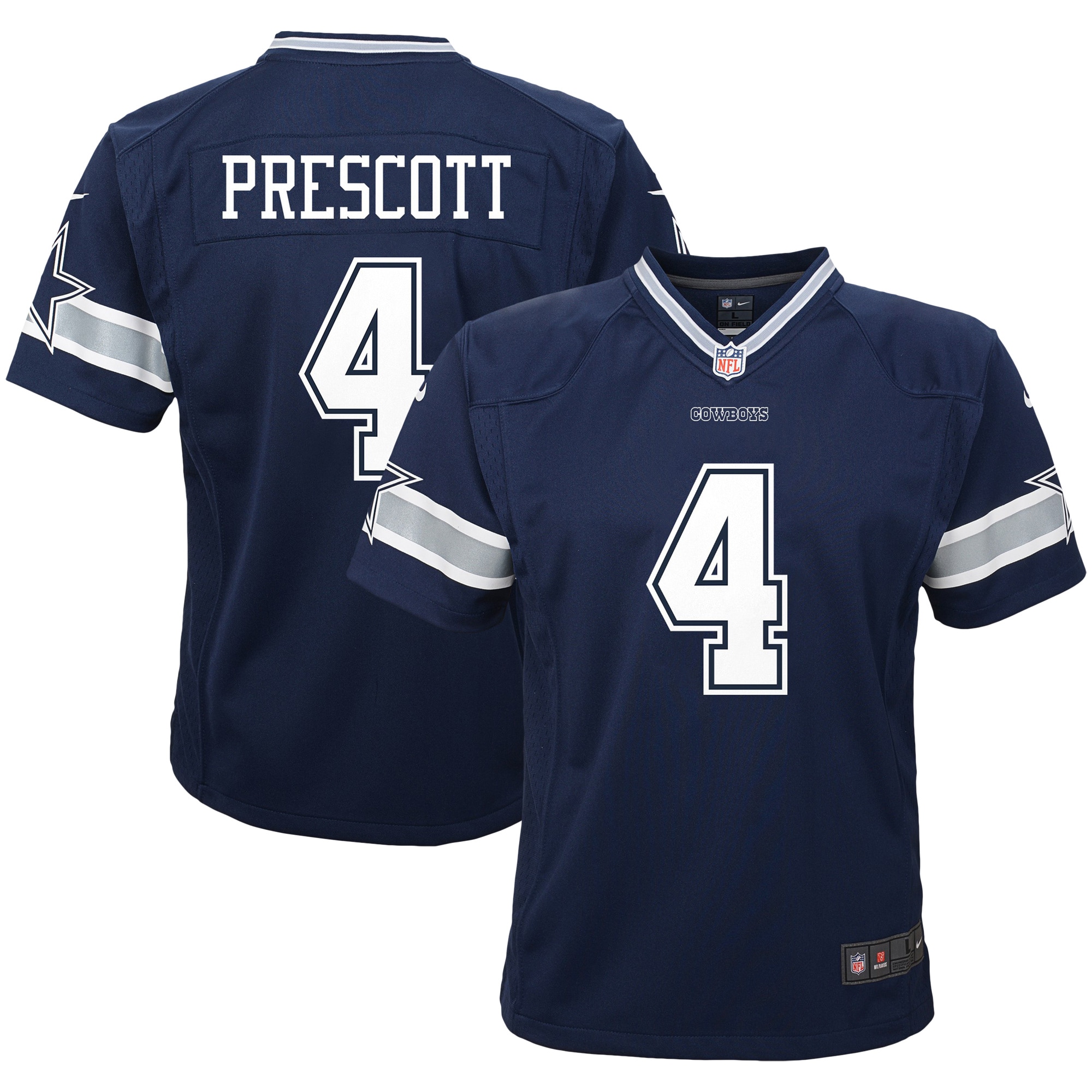 Dak Prescott Dallas Cowboys Nike Toddler Team Game Jersey - Navy - vstockx