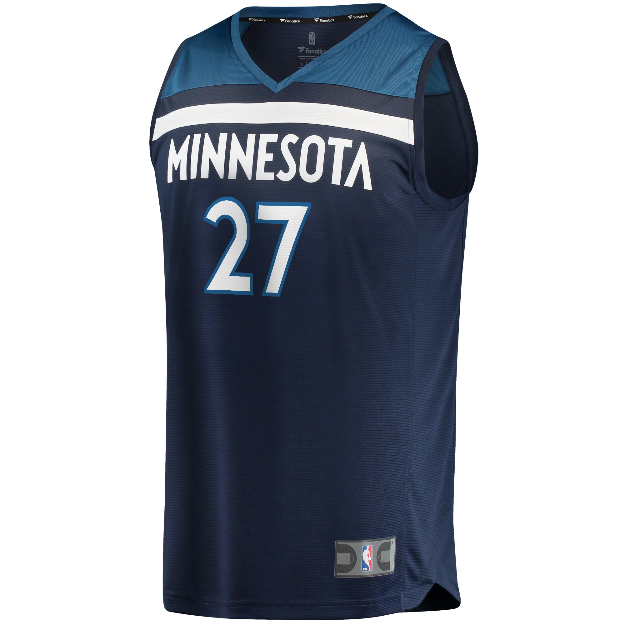 Rudy Gobert Minnesota Timberwolves Fanatics Branded Fast Break Replica Jersey - Icon Edition - Navy - vstockx