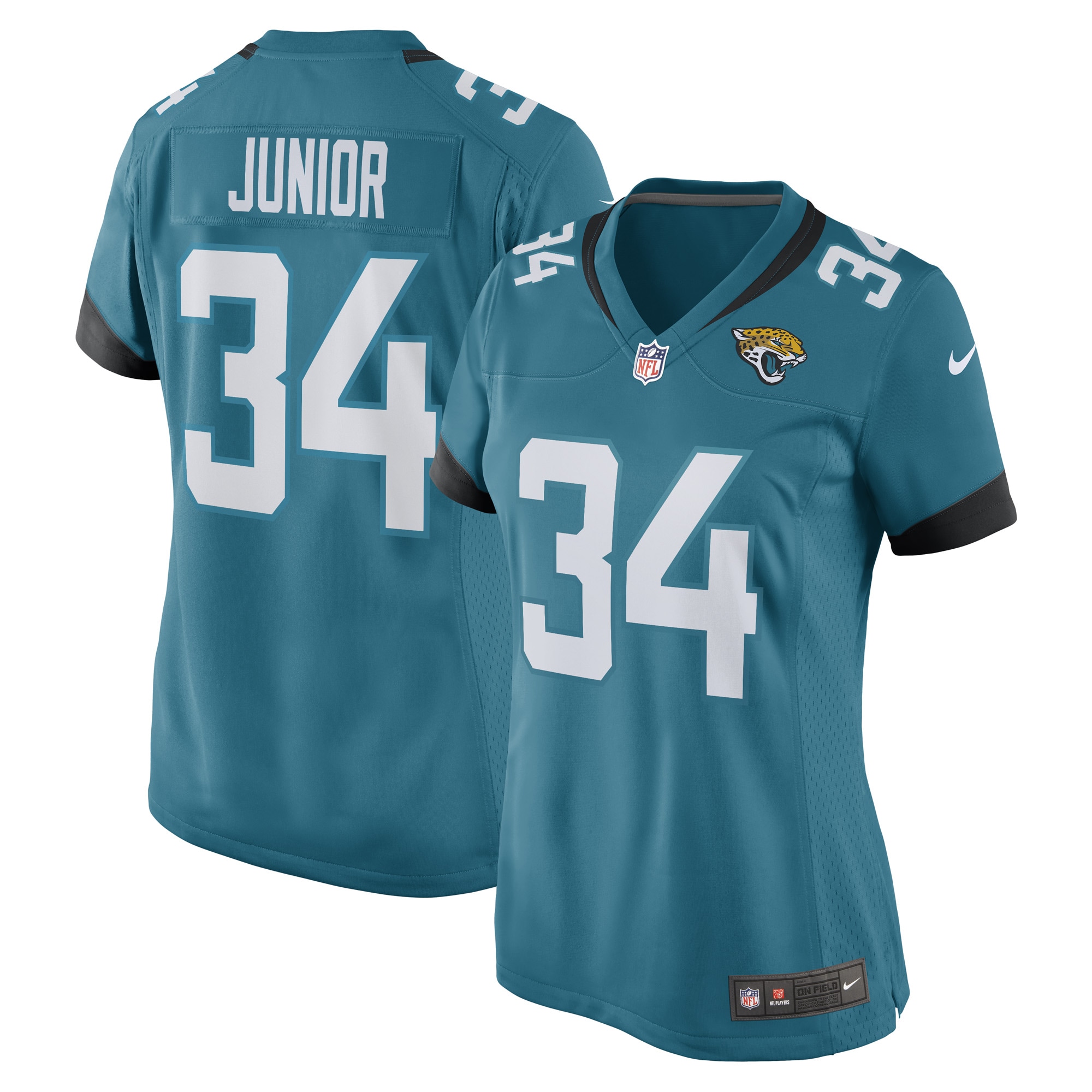 Gregory Junior Jacksonville Jaguars Nike Women's Game Player Jersey - Teal - vstockx
