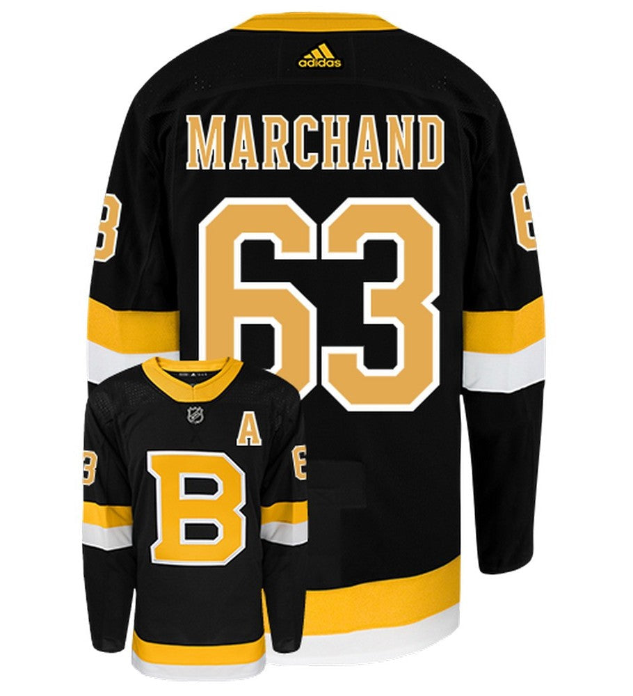 Brad Marchand Boston Bruins Adidas Primegreen Authentic NHL Hockey Jersey - vstockx