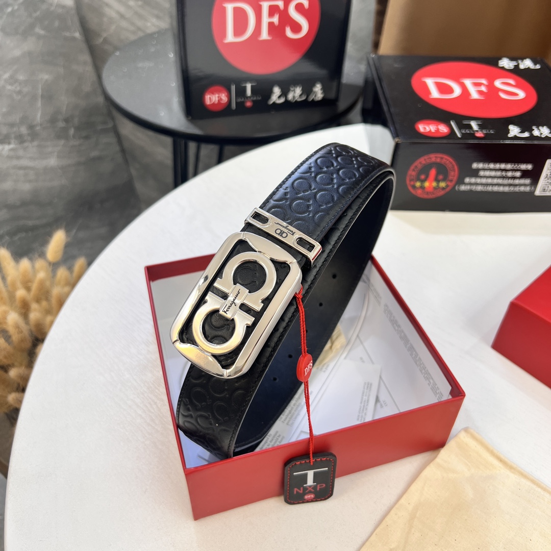 Streetwear Belt Ferragamo 320335 size:3.5cm - vstockx