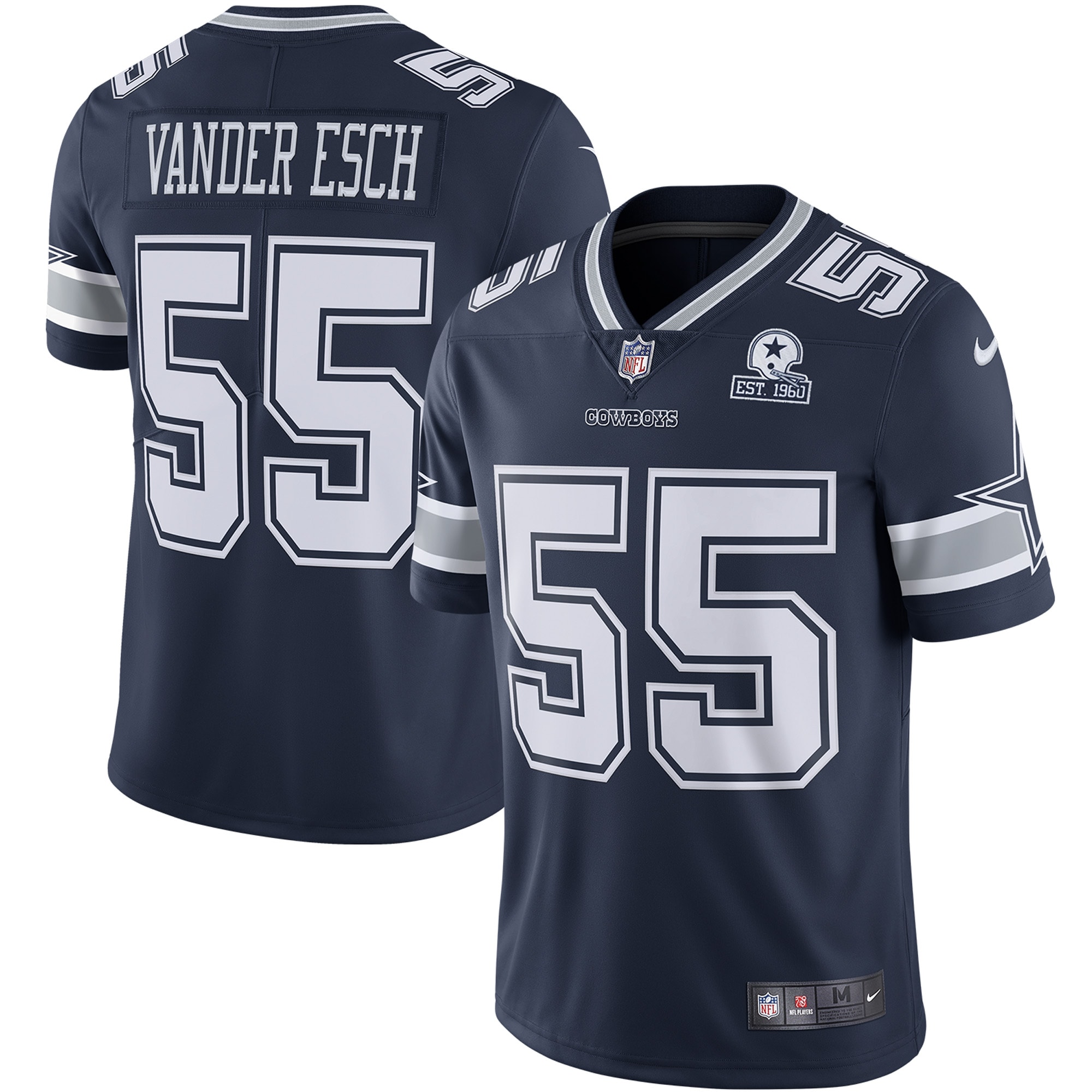Leighton Vander Esch Dallas Cowboys Nike 60th Anniversary Limited Jersey - Navy - vstockx