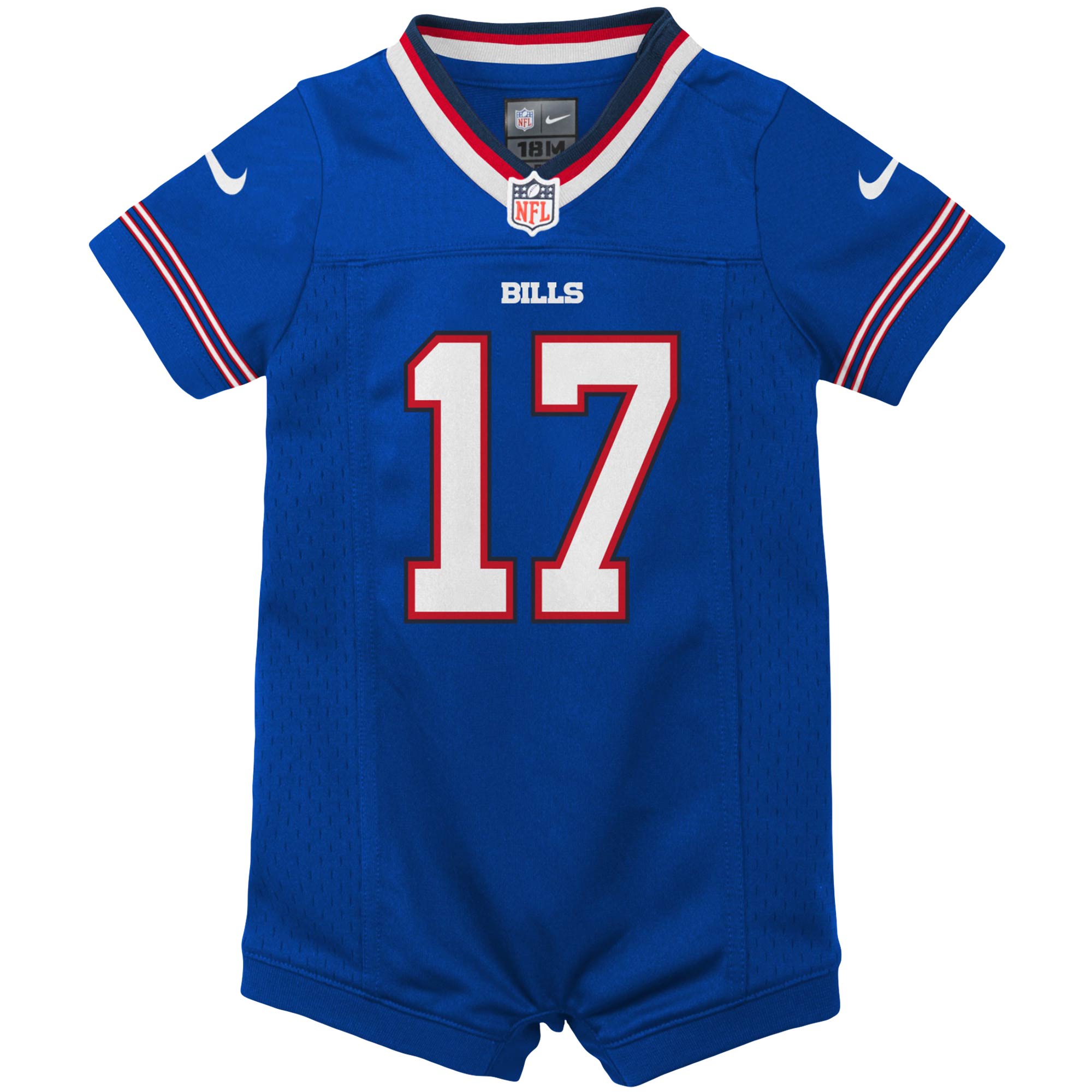 Josh Allen Buffalo Bills Nike Newborn & Infant Romper Jersey - Royal - vstockx