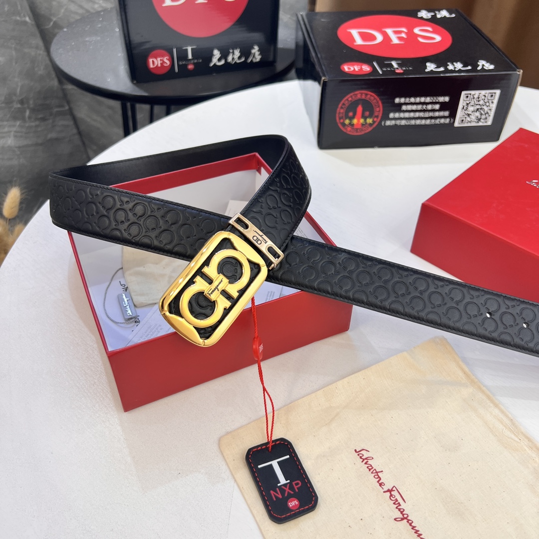Streetwear Belt Ferragamo 320340 size:3.5cm - vstockx
