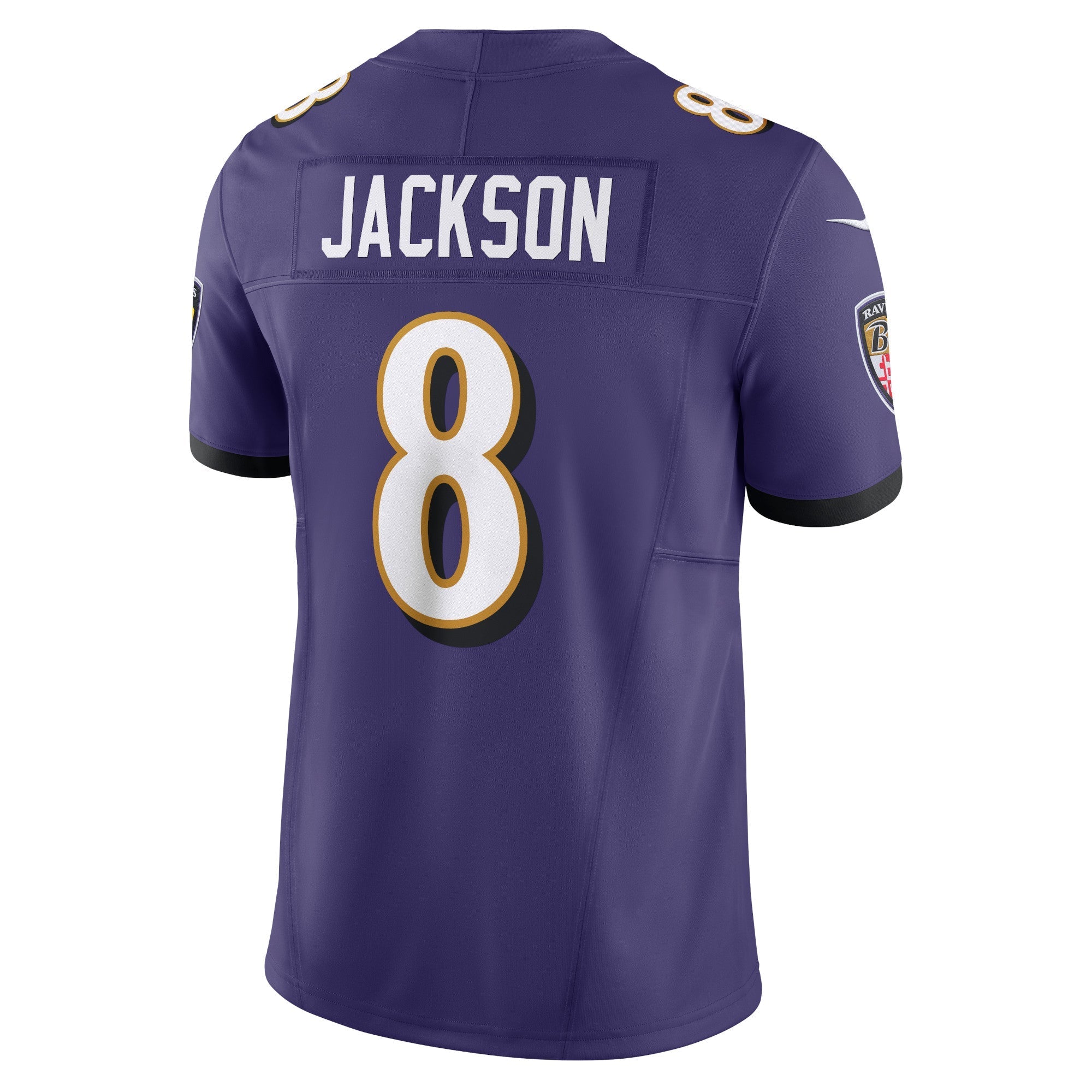 Men's Nike Lamar Jackson Purple Baltimore Ravens Vapor F.U.S.E. Limited Jersey - vstockx
