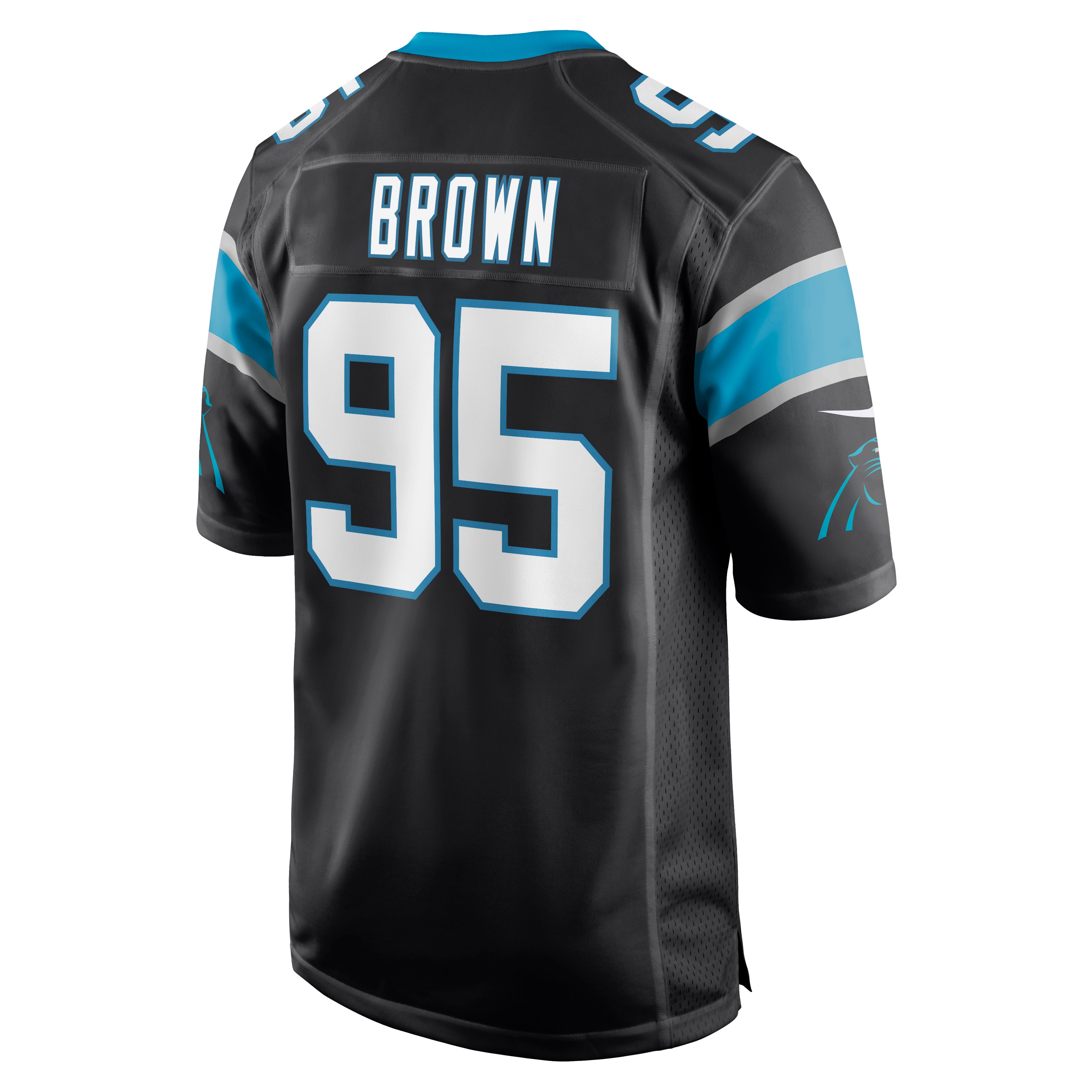 Derrick Brown Carolina Panthers Nike Player Game Jersey - Black - vstockx