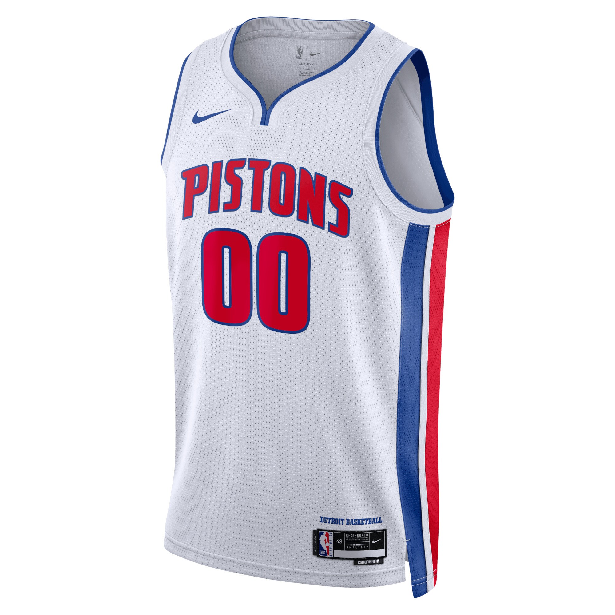 Detroit Pistons Nike Unisex Swingman Custom Jersey White - Icon Edition - vstockx