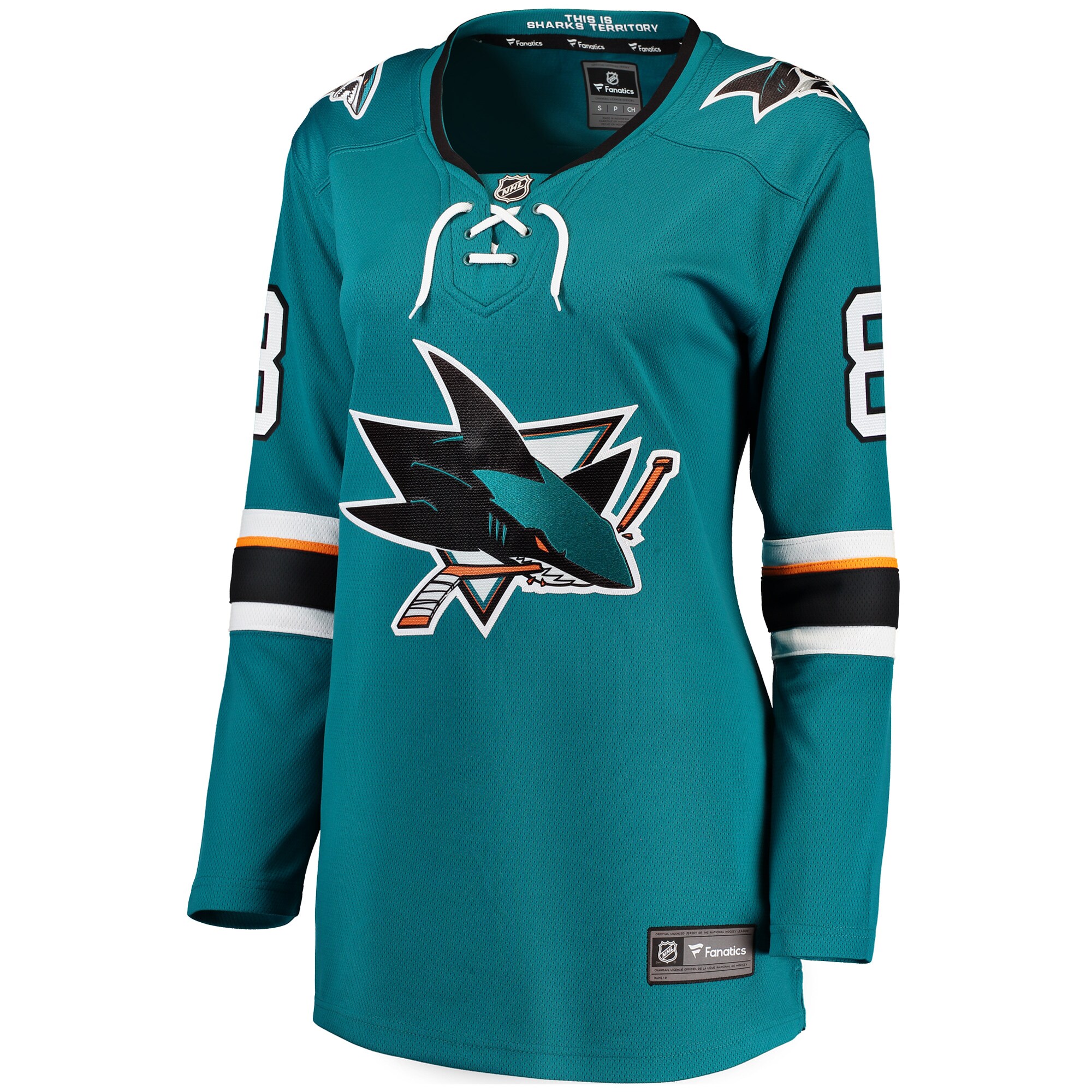Brent Burns San Jose Sharks Fanatics Branded Women's Home Breakaway Player Jersey - Teal - vstockx