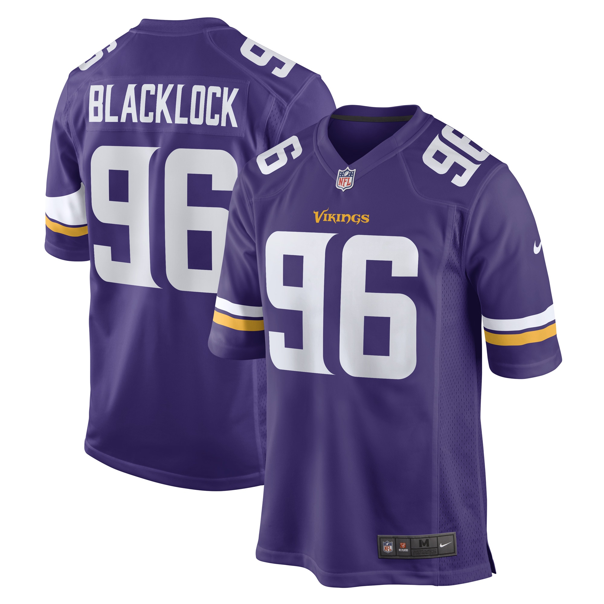 Ross Blacklock Minnesota Vikings Nike Game Player Jersey - Purple - vstockx