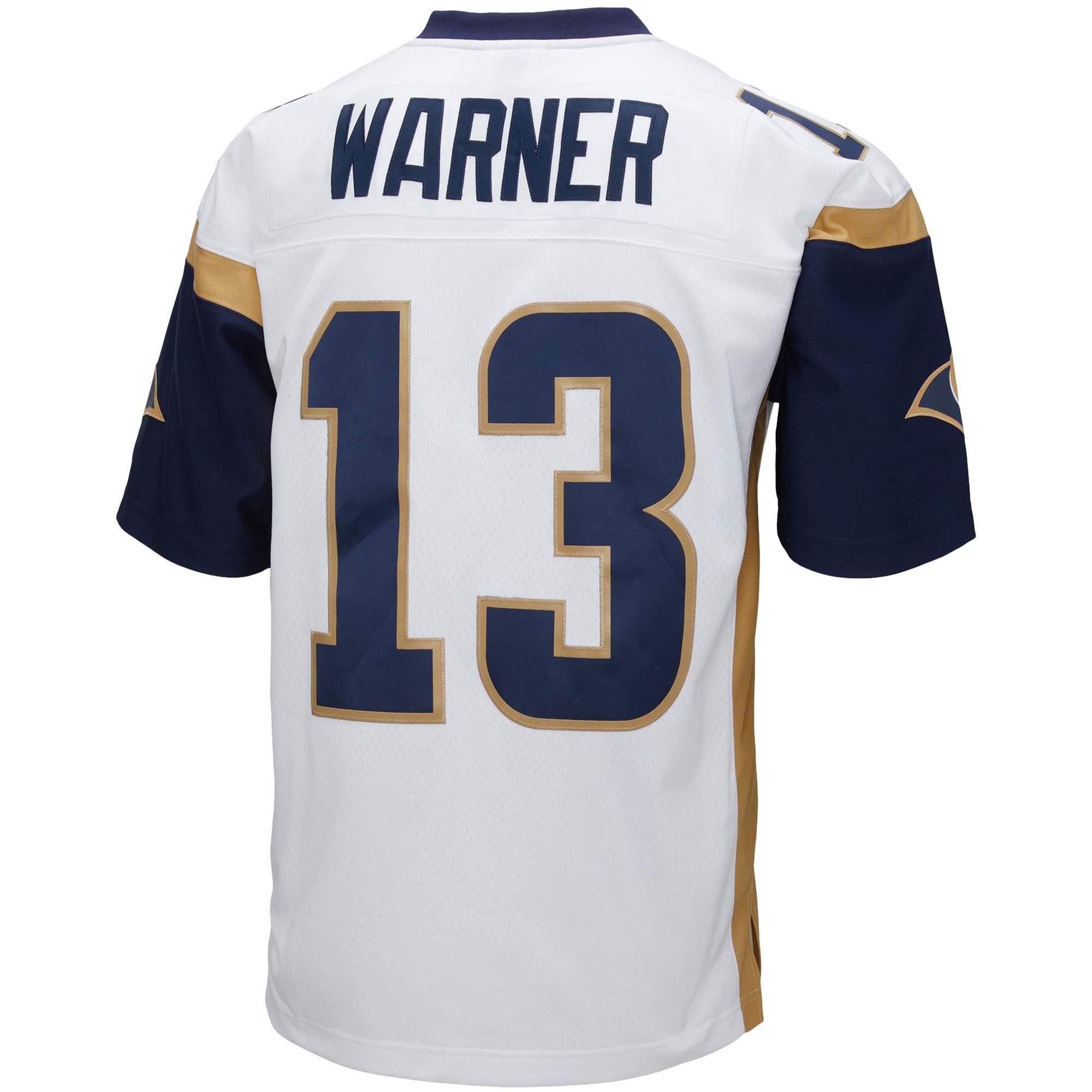 Kurt Warner Los Angeles Rams Mitchell & Ness Big & Tall 2001 Retired Player Replica Jersey - White - vstockx