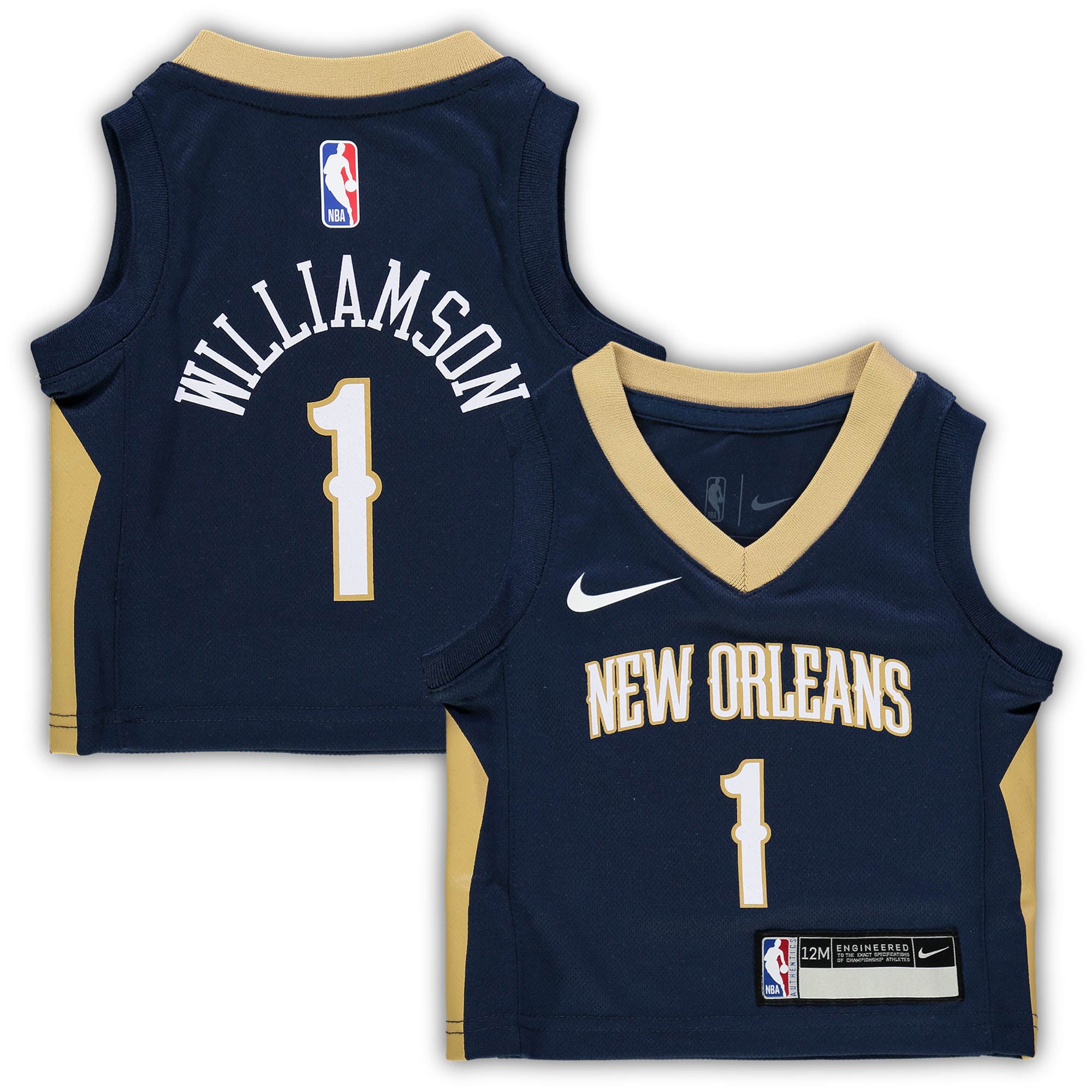 Zion Williamson New Orleans Pelicans Nike Infant Replica Jersey - Icon Edition - Navy - vstockx
