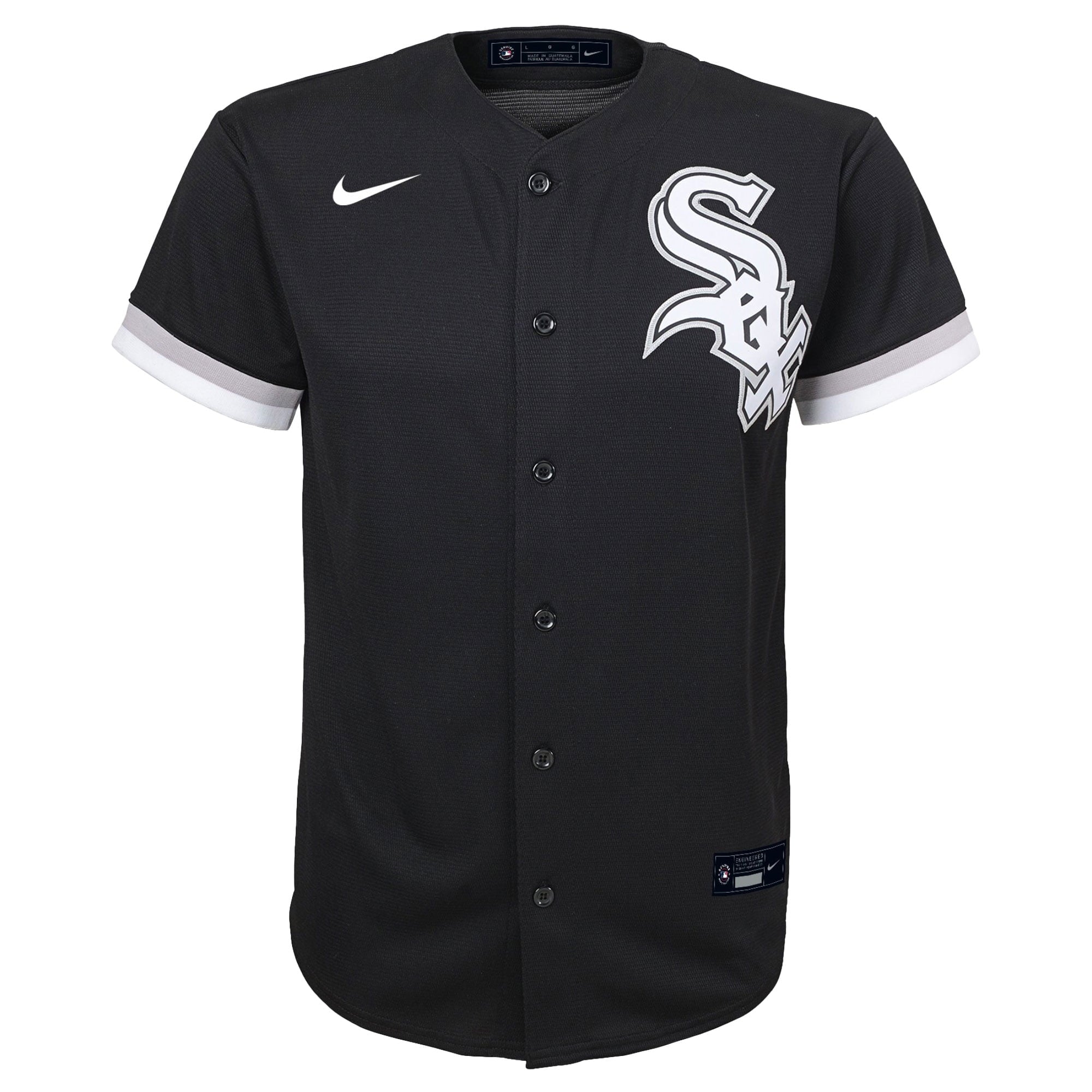 Youth Nike Luis Robert Black Chicago White Sox Alternate Replica Player Jersey - vstockx