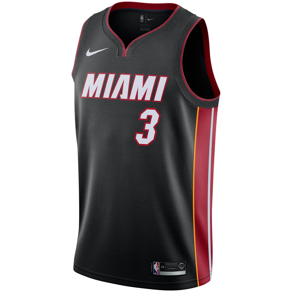 Men's Miami Heat Dwyane Wade Icon Edition Jersey - Black - vstockx