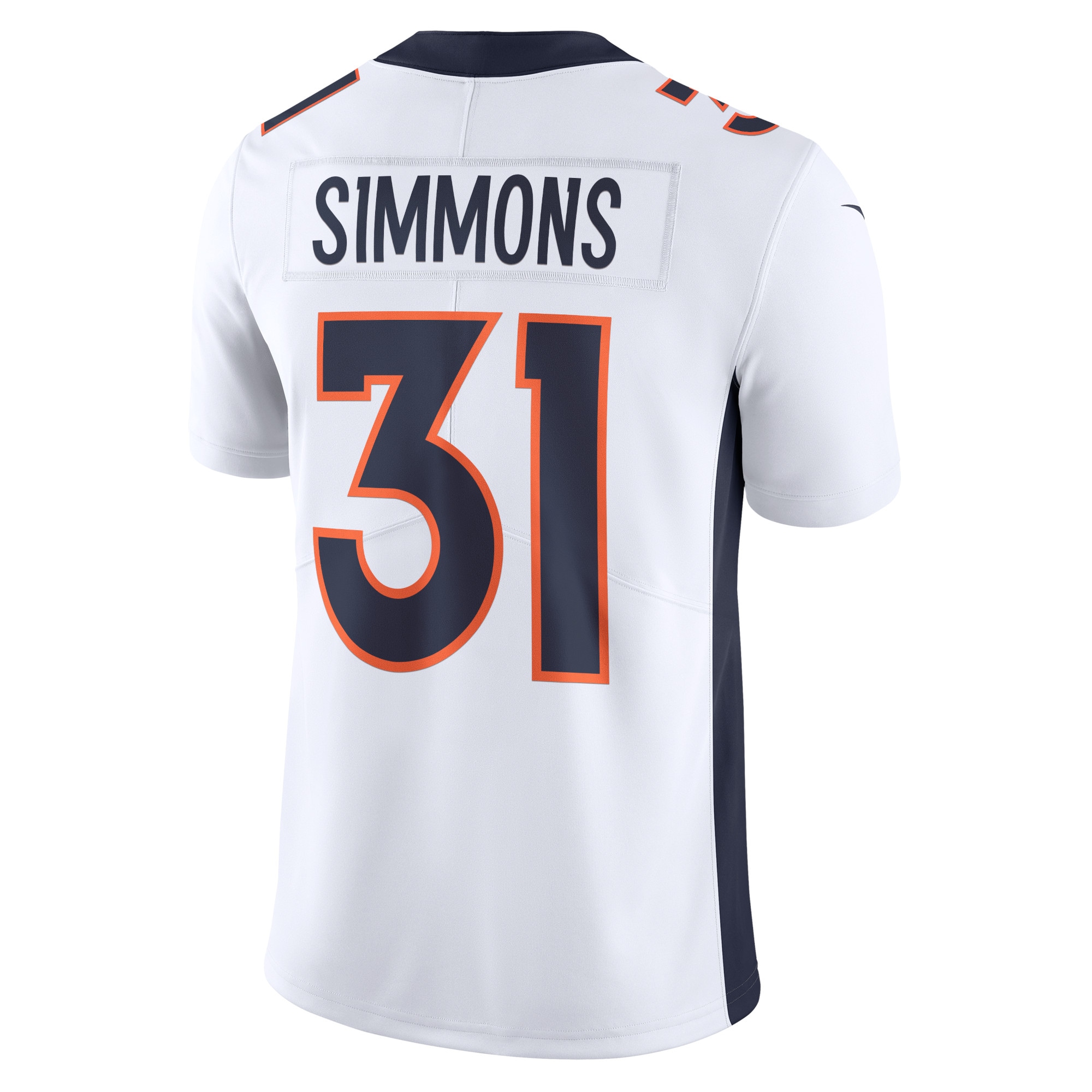 Justin Simmons Denver Broncos Nike Vapor Untouchable Limited Jersey - White - vstockx