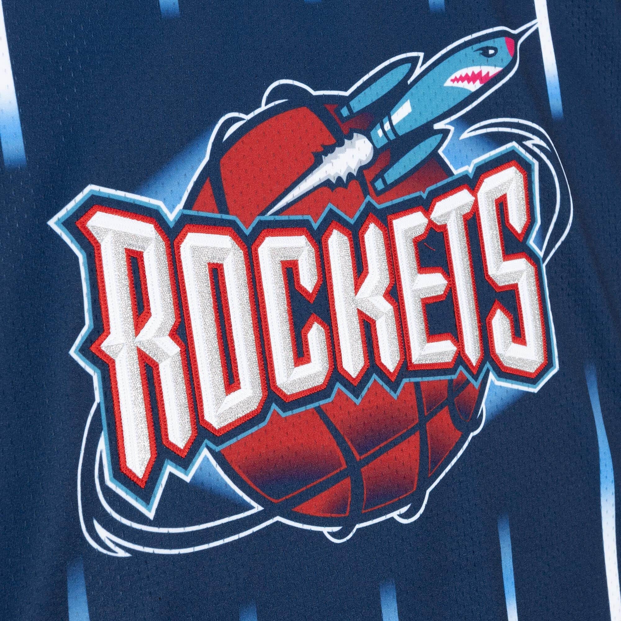 Authentic Hakeem Olajuwon Houston Rockets Road 1996-97 Jersey - vstockx