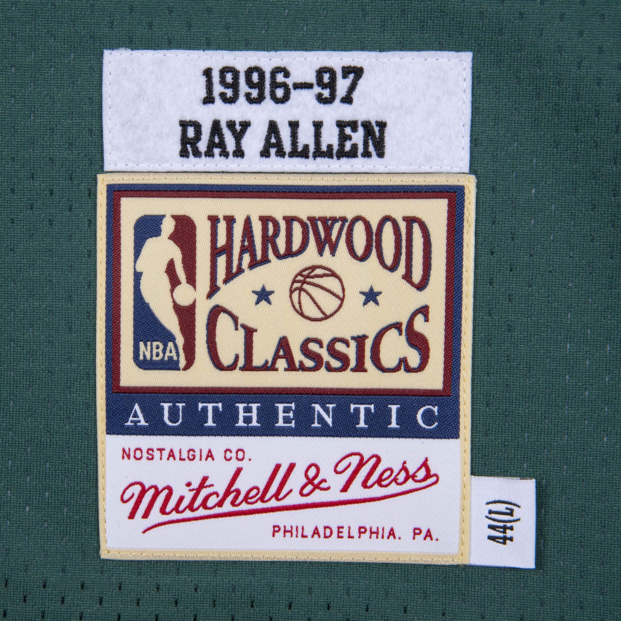 Authentic Jersey Milwaukee Bucks Alternate 1996-97 Ray Allen - vstockx