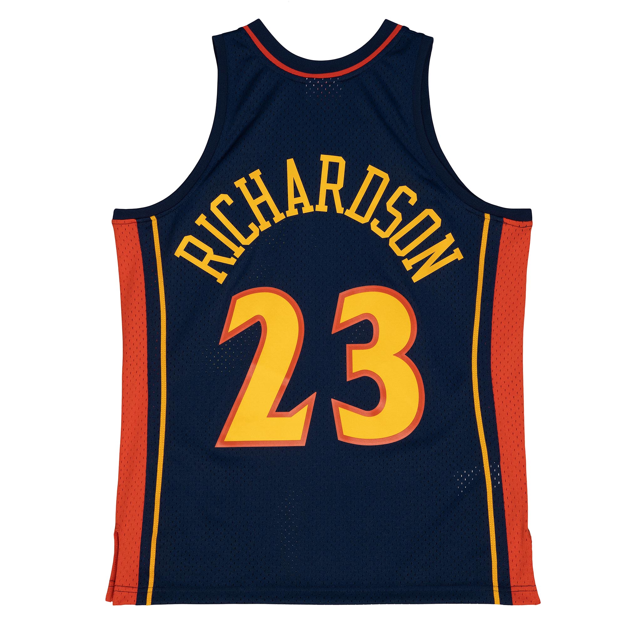 Jason Richardson Golden State Warriors Mitchell & Ness 2002/03 Swingman Jersey - Blue - vstockx