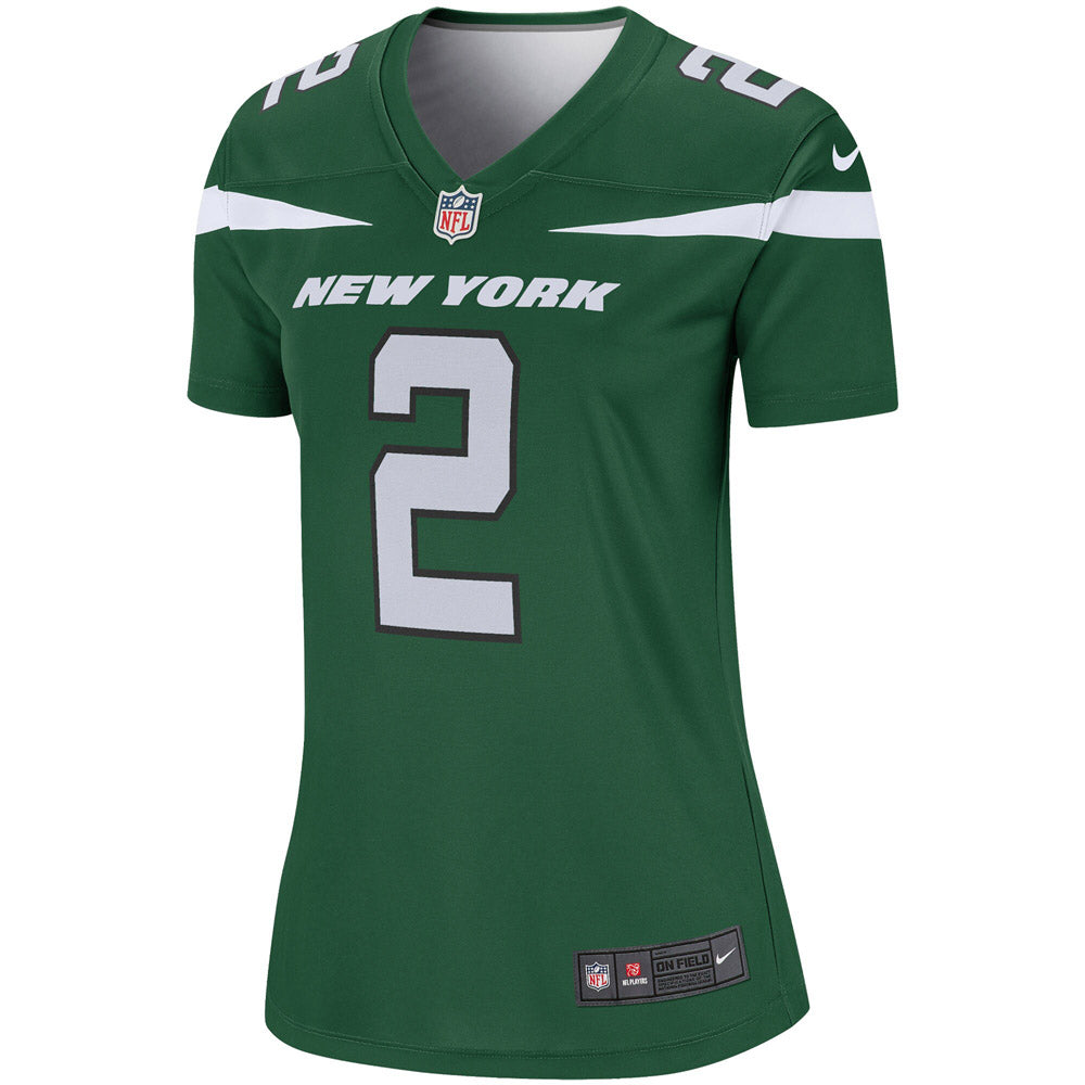 Women's New York Jets Zach Wilson Legend Jersey Gotham Green - vstockx