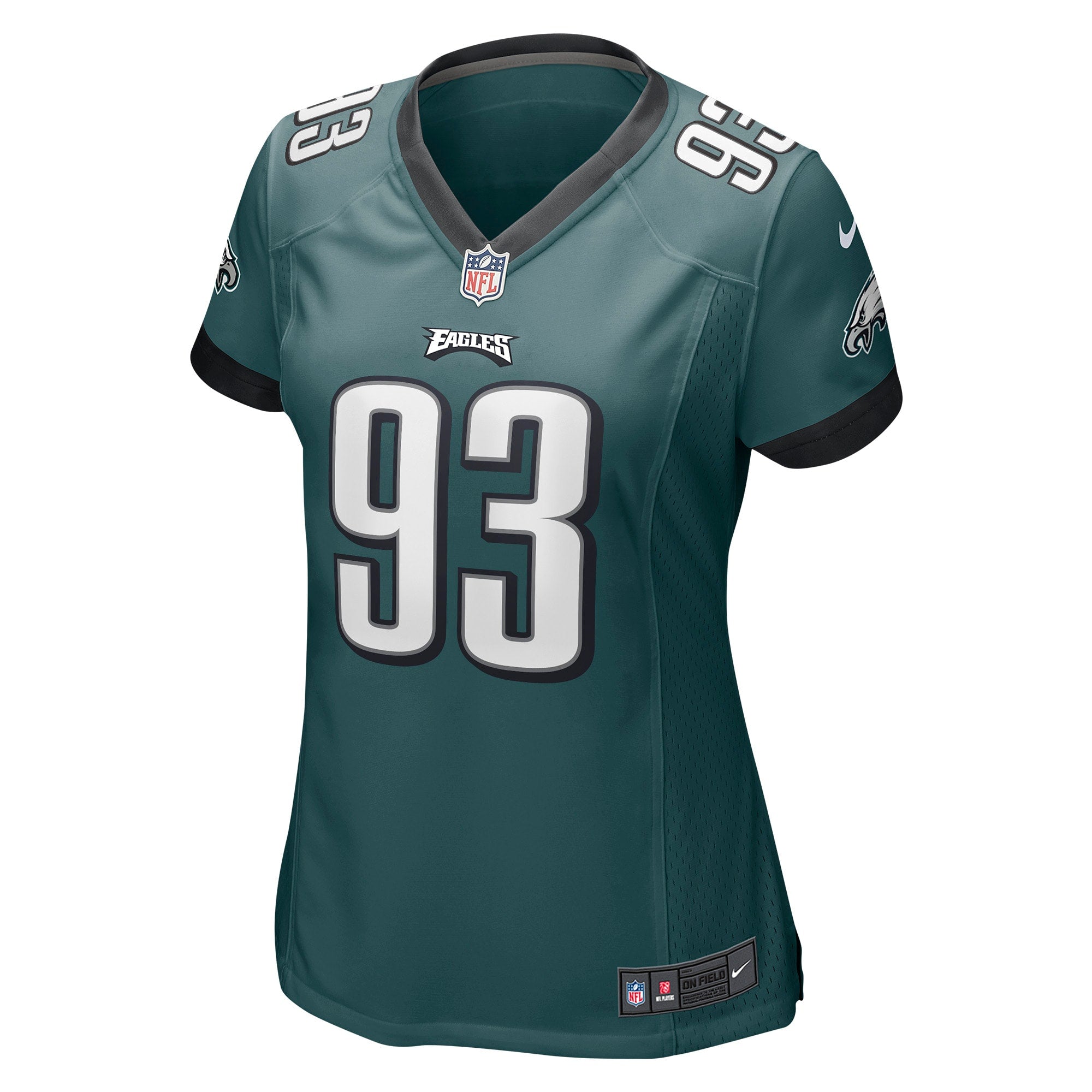Women's Nike Milton Williams Midnight Green Philadelphia Eagles Game Jersey - vstockx