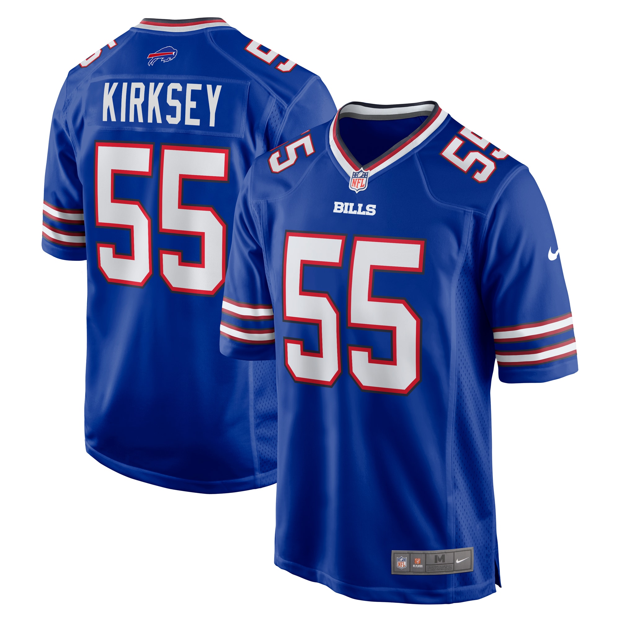 Christian Kirksey Buffalo Bills Nike Team Game Jersey - Royal - vstockx