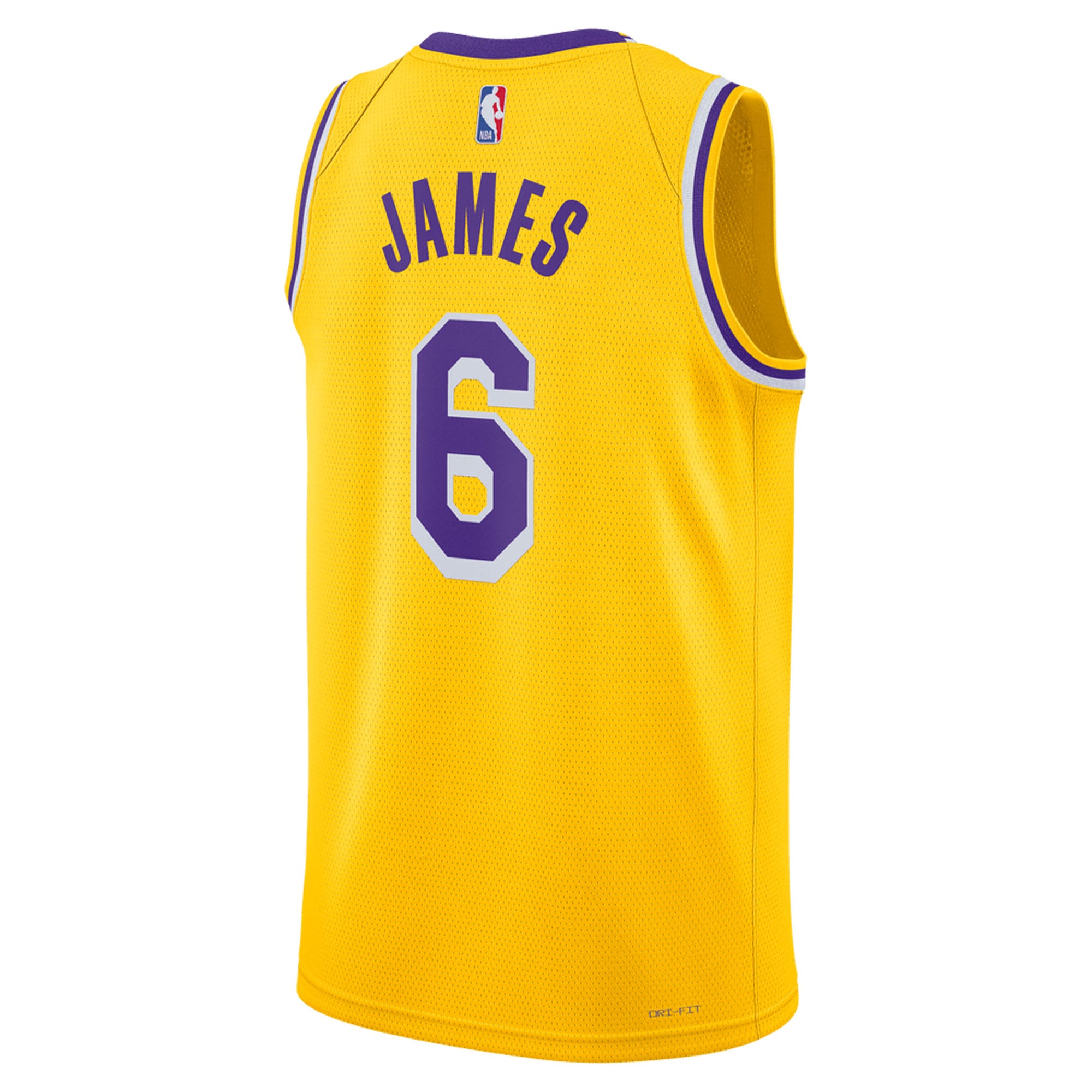 LeBron James Los Angeles Lakers Nike Unisex Swingman Jersey - Association Edition - Gold - vstockx