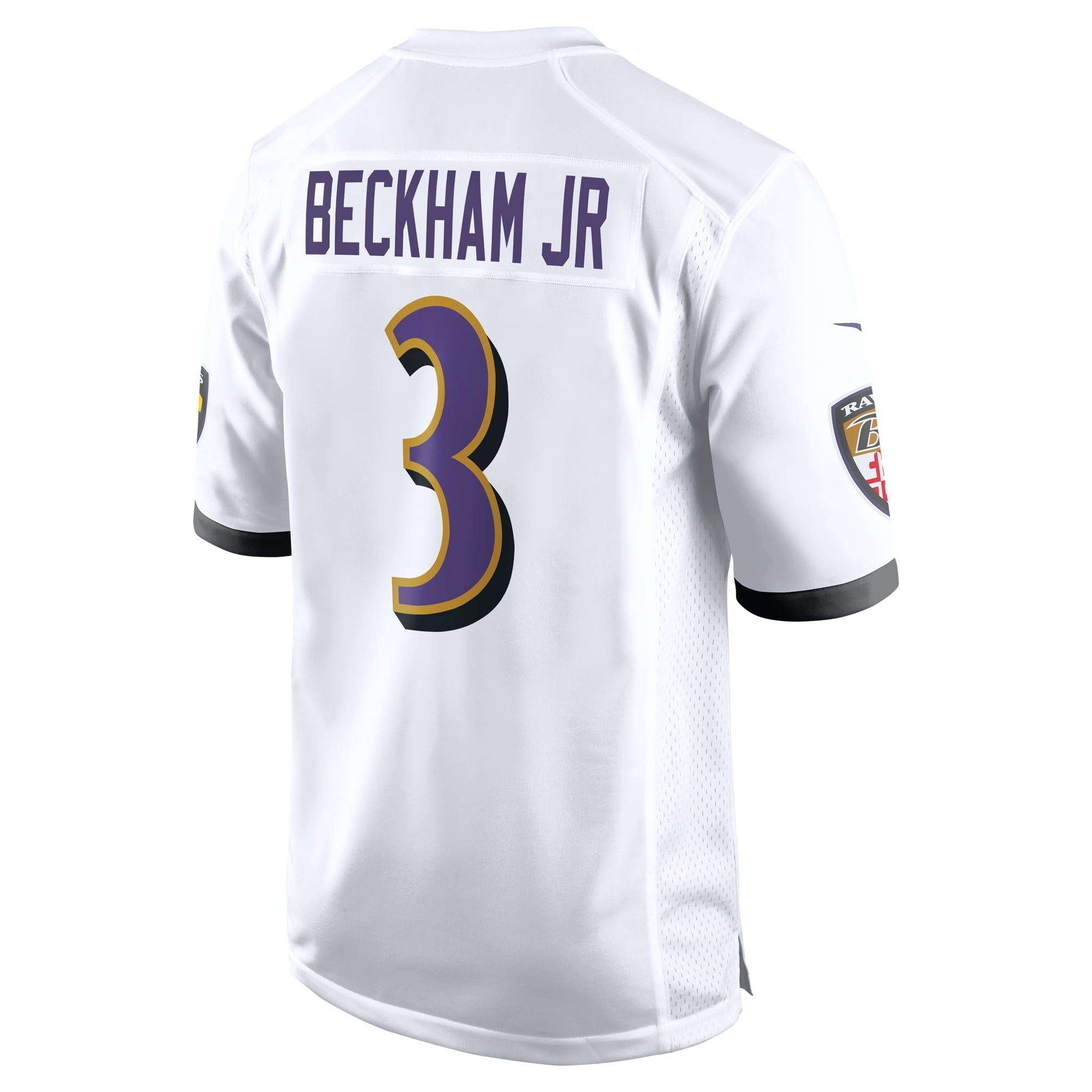 Men's Nike Odell Beckham Jr. White Baltimore Ravens Game Jersey - vstockx
