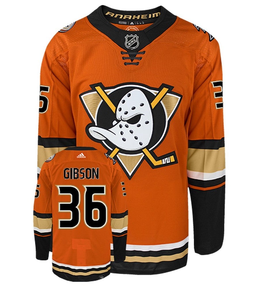 John Gibson Anaheim Ducks Adidas Primegreen Authentic NHL Hockey Jersey - vstockx
