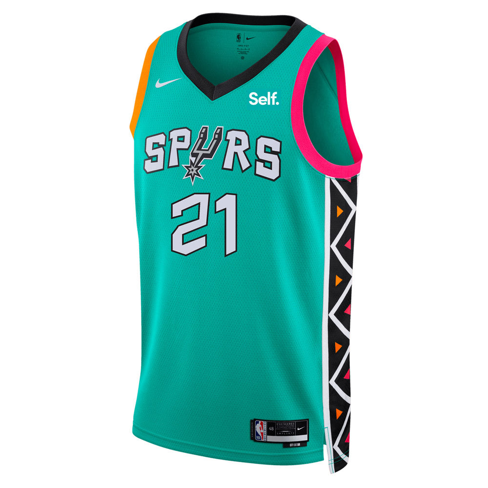 Men's San Antonio Spurs Tim Duncan City Edition Jersey - Green - vstockx