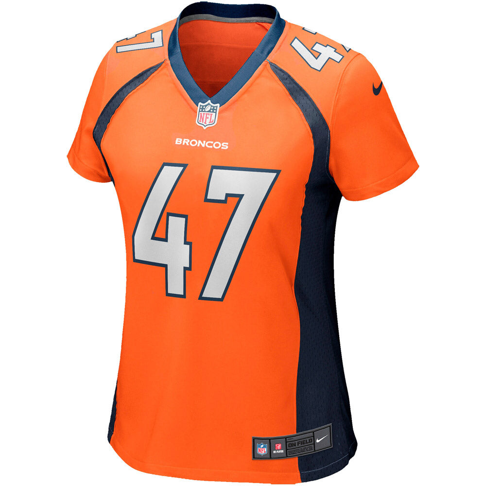Women's Denver Broncos Josey Jewell Game Jersey Orange - vstockx