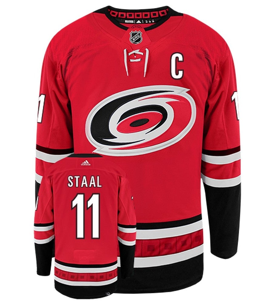 Jordans Staal Carolina Hurricanes Adidas Primegreen Authentic NHL Hockey Jersey - vstockx