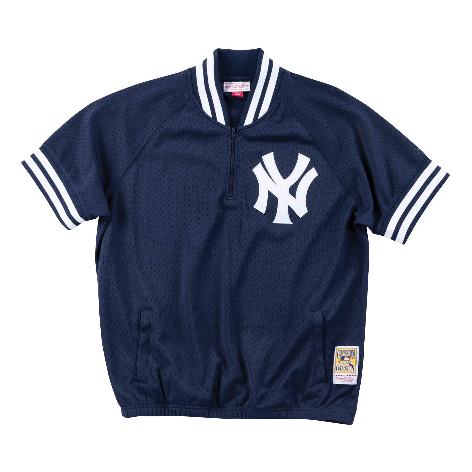 Authentic New York Yankees 1988 BP 1/4 Zip Jersey - vstockx