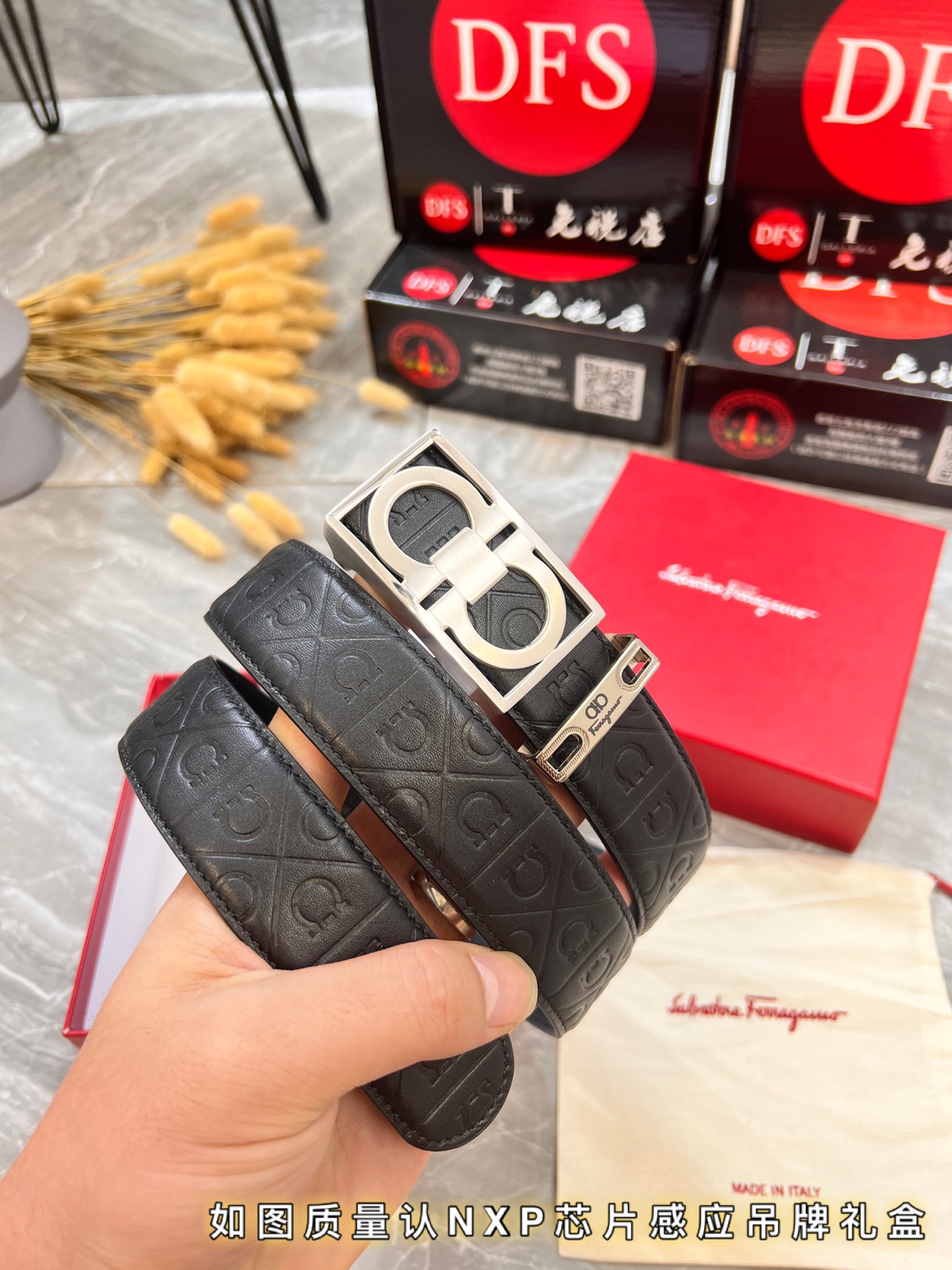 Streetwear Belt Ferragamo 319972 size:3.5cm - vstockx
