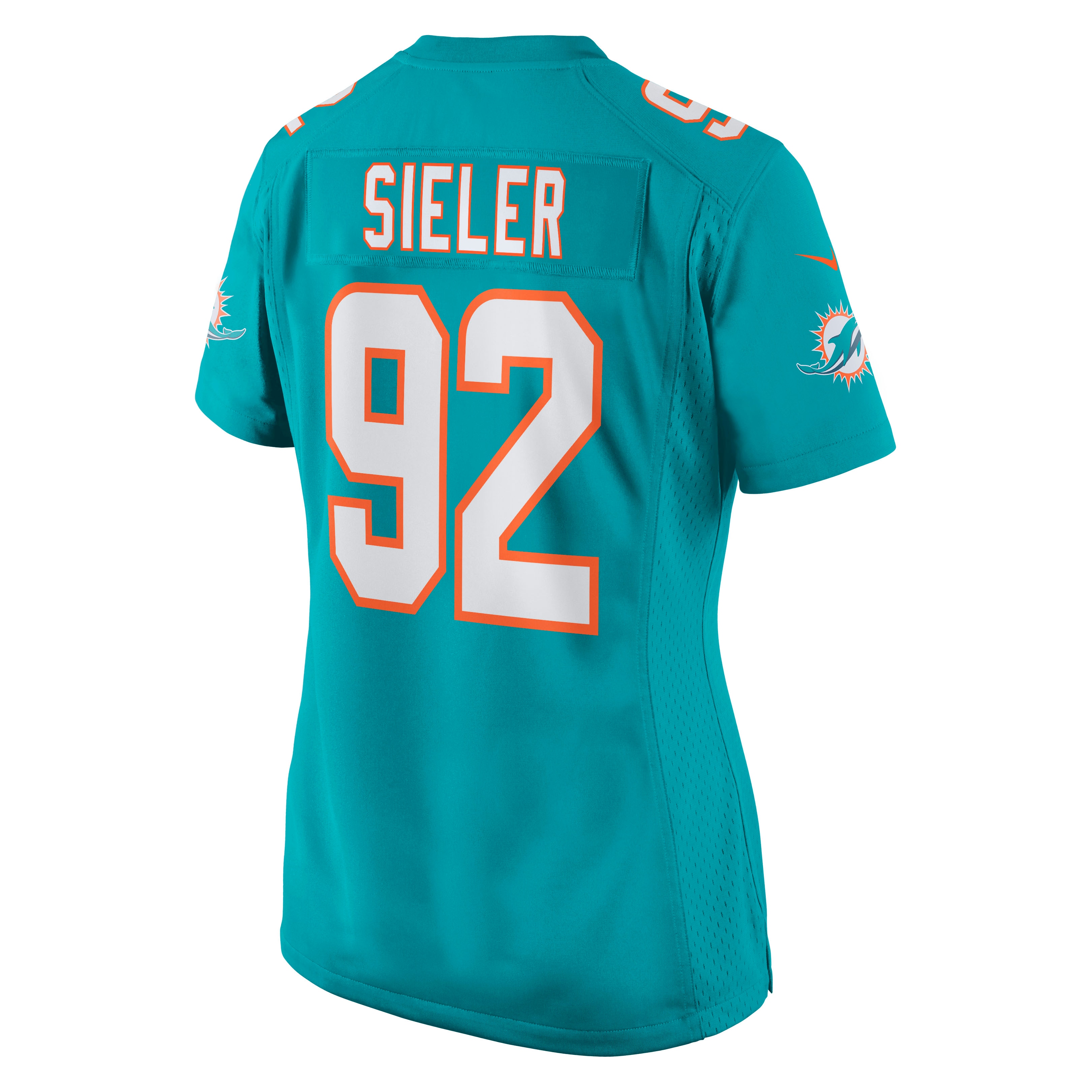 Zach Sieler Miami Dolphins Nike Women's Game Jersey - Aqua - vstockx