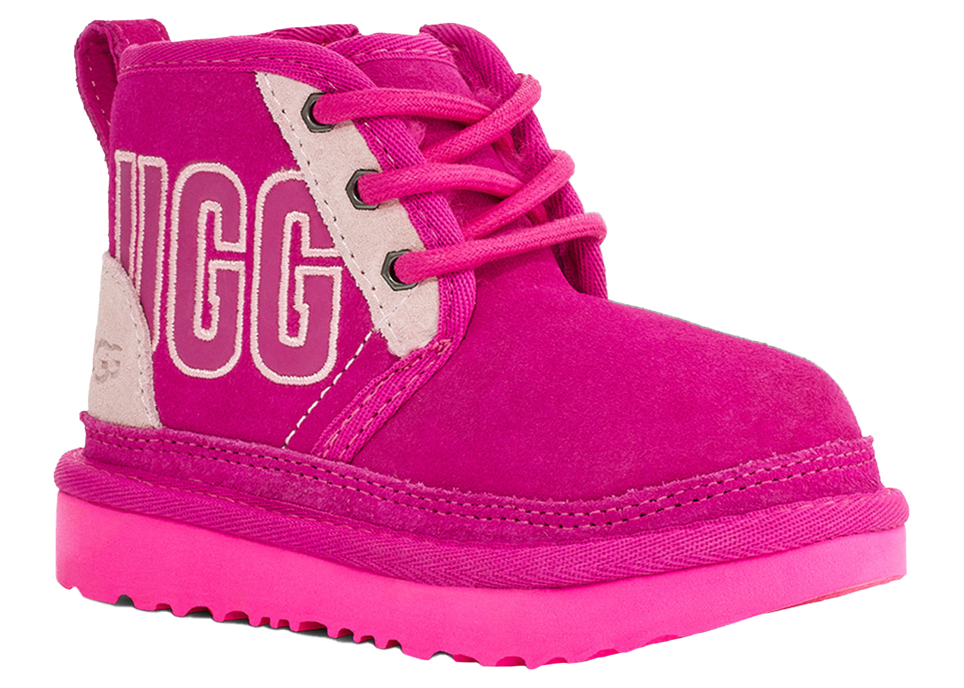 UGG Neumel Graphic Boot Pink Multi (Kids) - vstockx