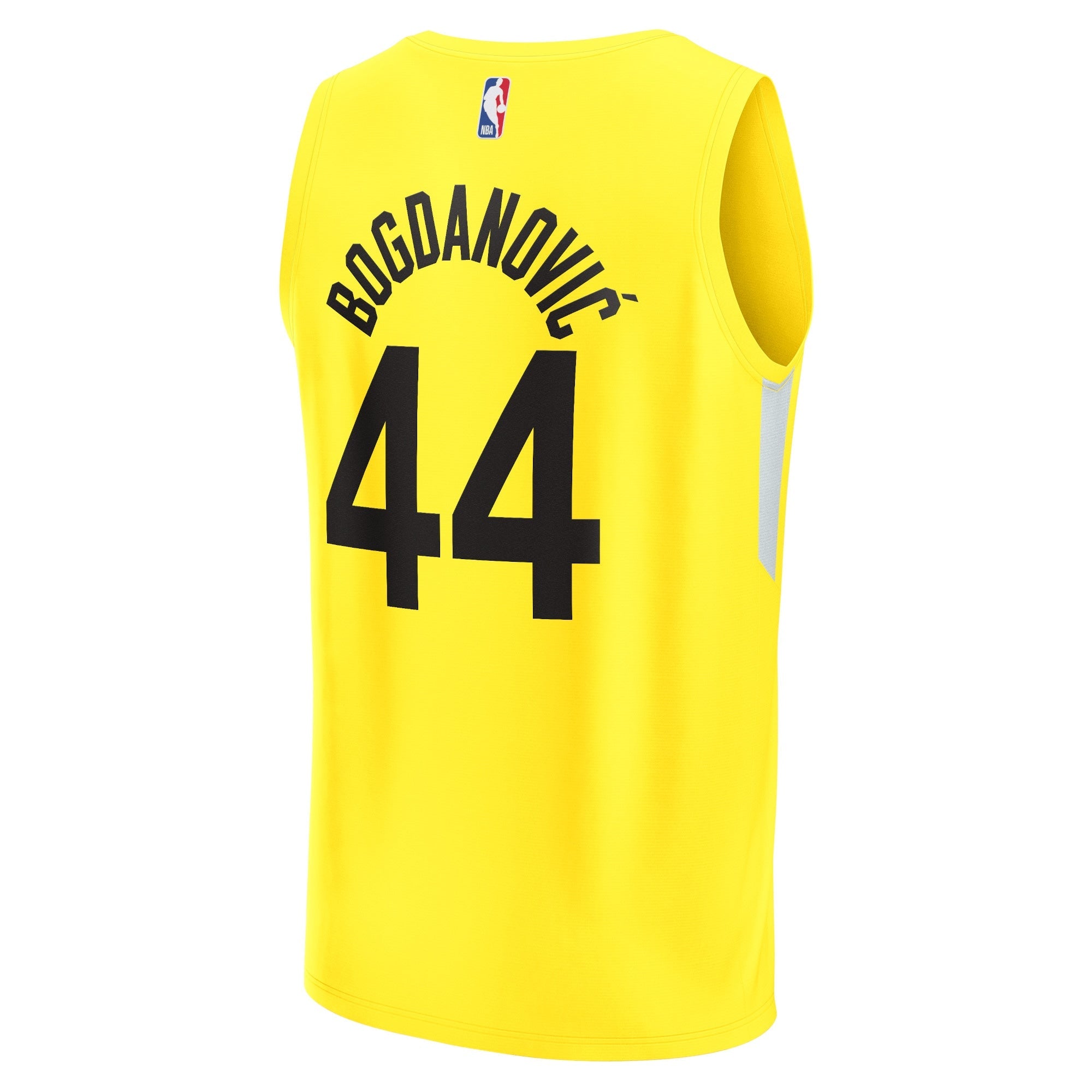 Men's Fanatics Branded Bojan Bogdanovic Yellow Utah Jazz Fast Break Replica Jersey - Icon Edition - vstockx
