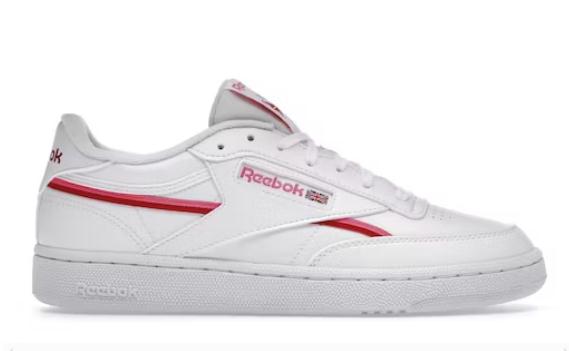 Reebok Club C 85 Vegan White Atomic Pink (Women's) - vstockx