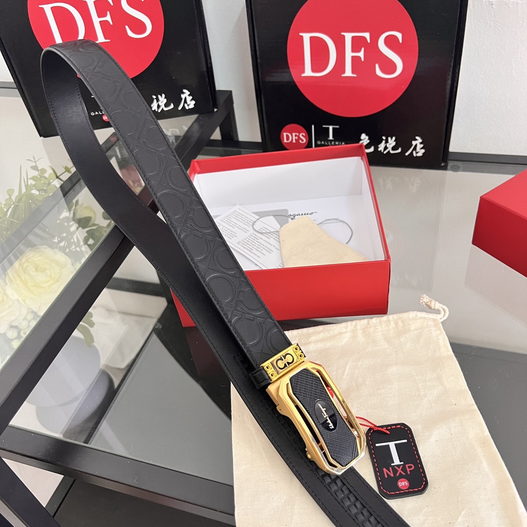 Streetwear Belt Ferragamo 320228 size:3.5cm - vstockx