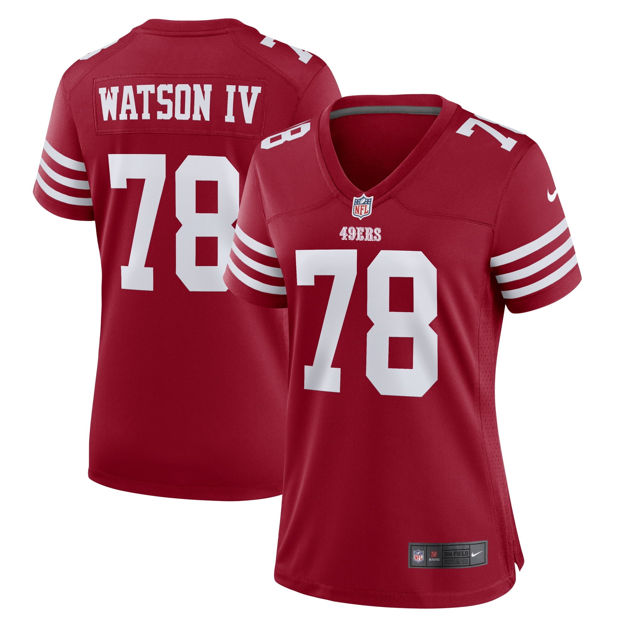 Women's Nike Leroy Watson Scarlet San Francisco 49ers Team Game Jersey - vstockx
