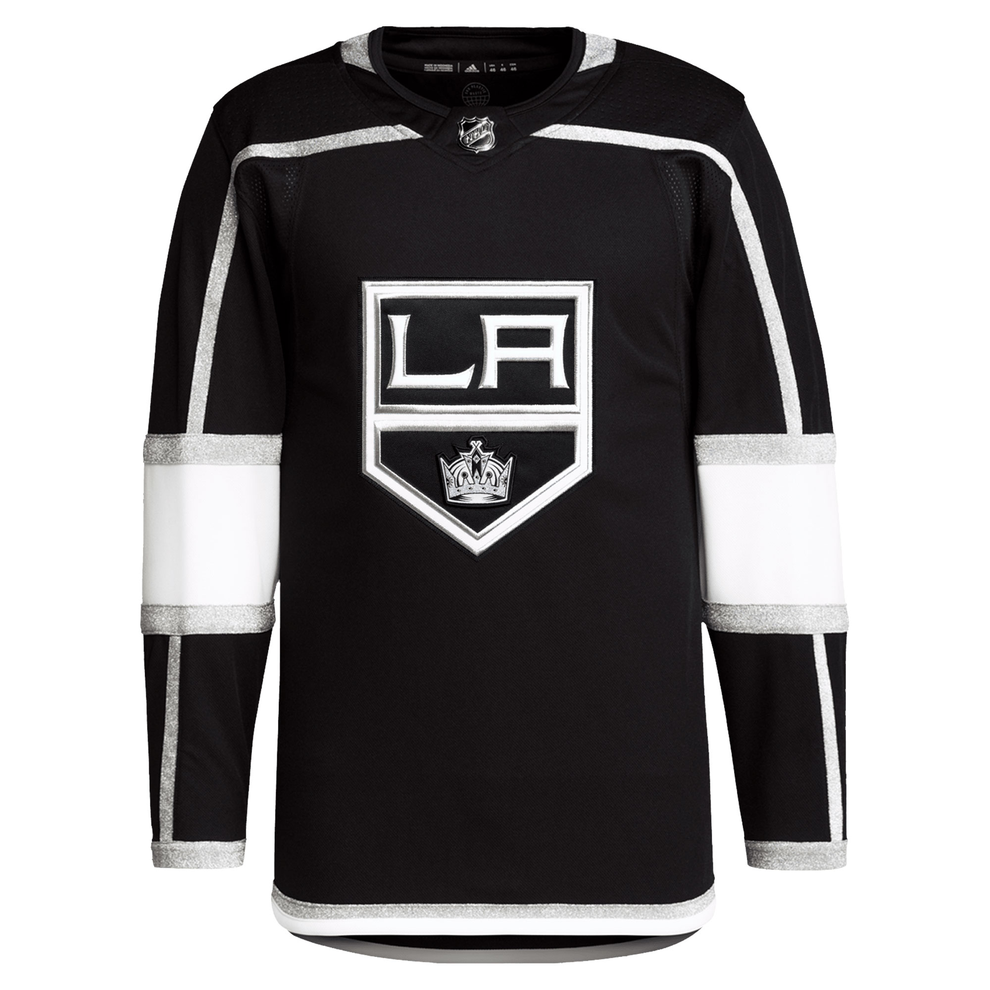 Los Angeles Kings adidas Home Primegreen Authentic Pro Blank Jersey - Black - vstockx