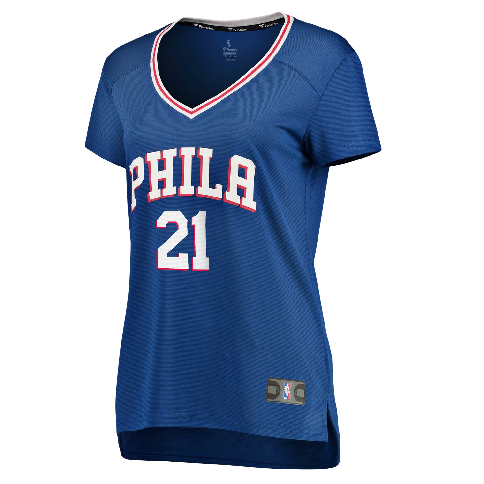 Joel Embiid Philadelphia 76ers Fanatics Branded Women's Fast Break Replica Player Jersey - Royal - Icon Edition - vstockx
