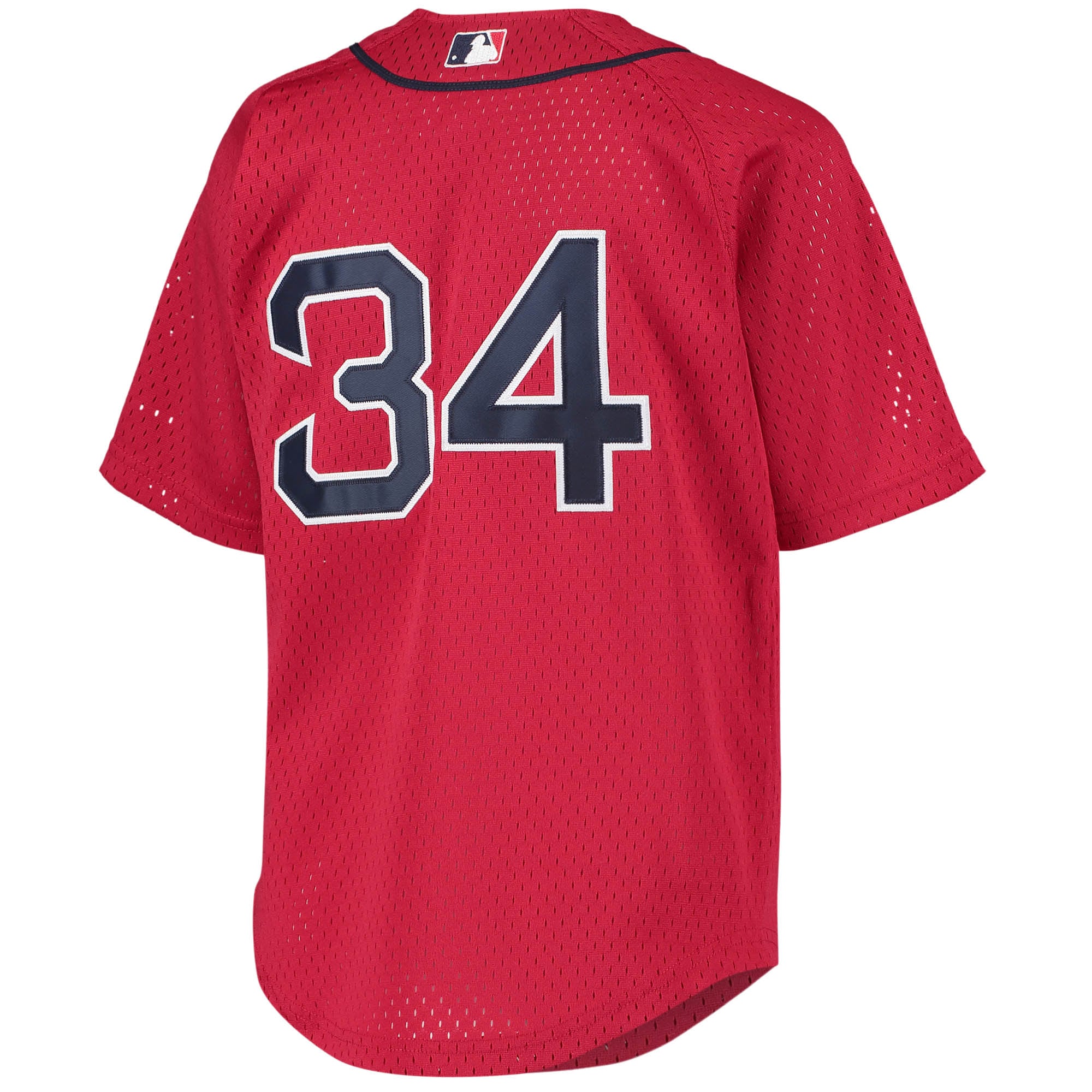 David Ortiz Boston Red Sox Mitchell & Ness Youth Cooperstown Collection Batting Practice Jersey - Red - vstockx