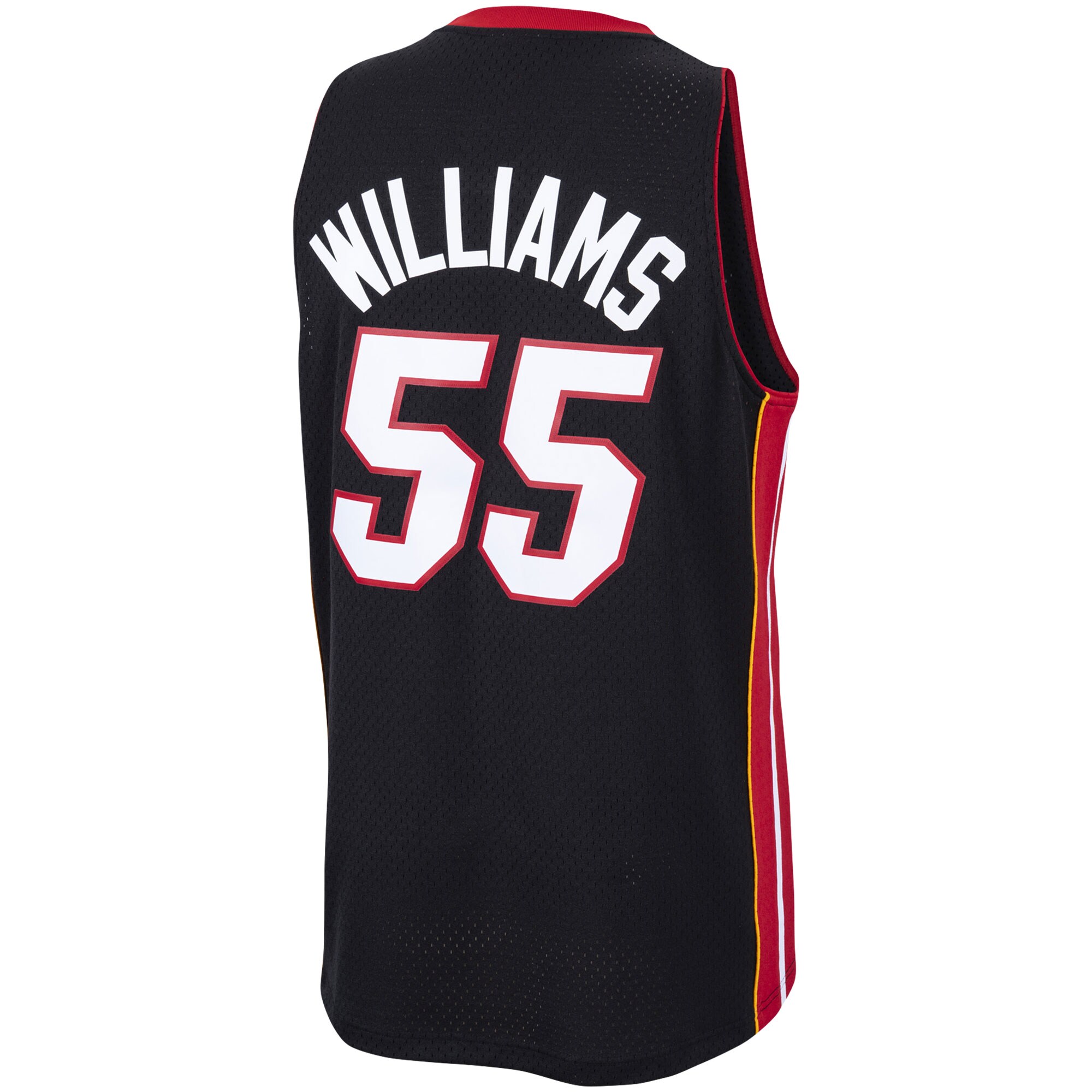 Jason Williams Miami Heat Mitchell & Ness Hardwood Classics Swingman Jersey - Black - vstockx