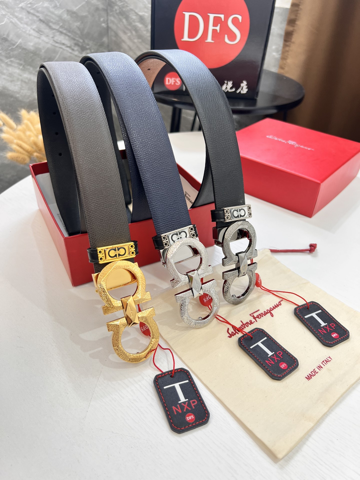 Streetwear Belt Ferragamo 319691 size:3.5cm - vstockx