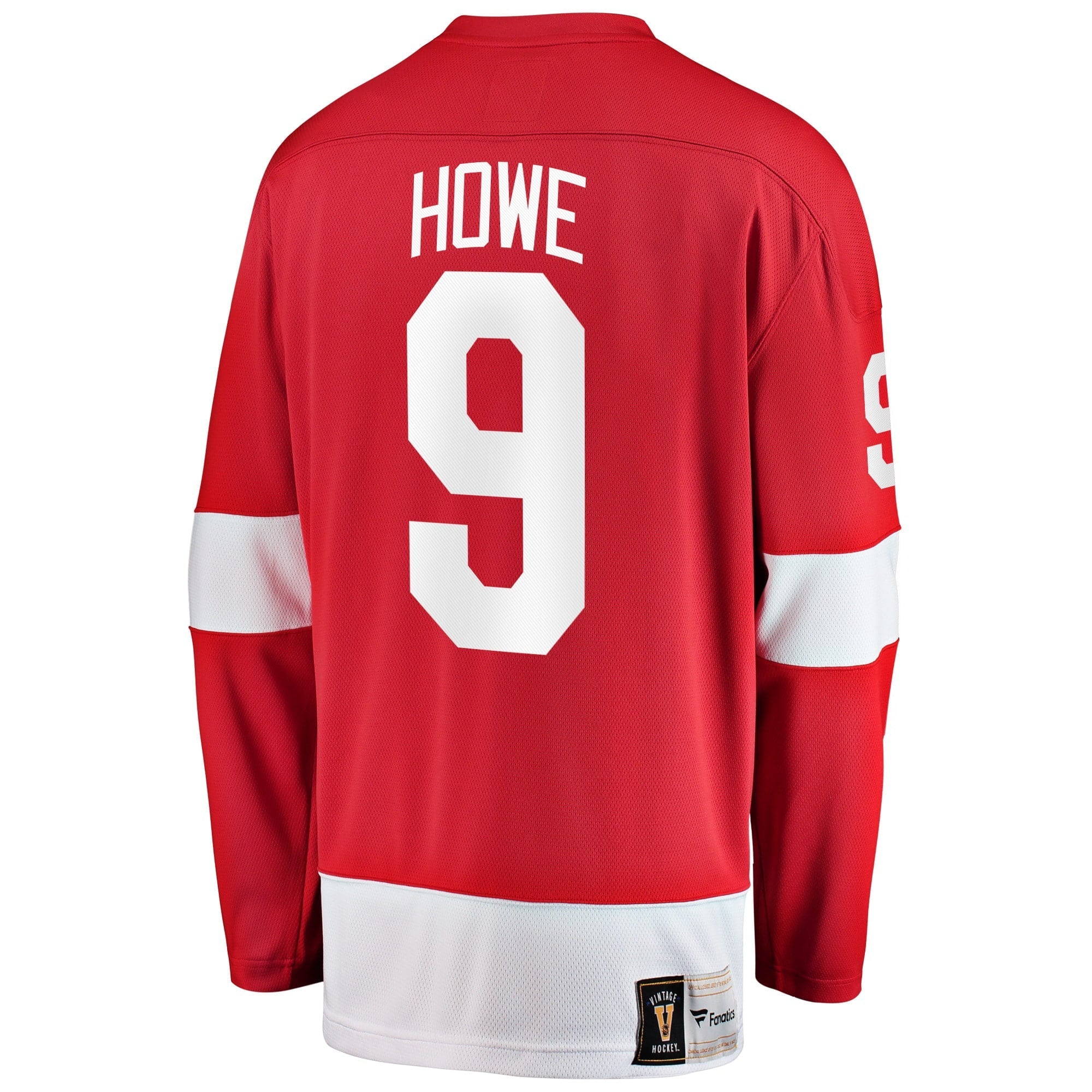 Men's Fanatics Branded Gordie Howe Red Detroit Red Wings Premier Breakaway Retired Player Jersey - vstockx