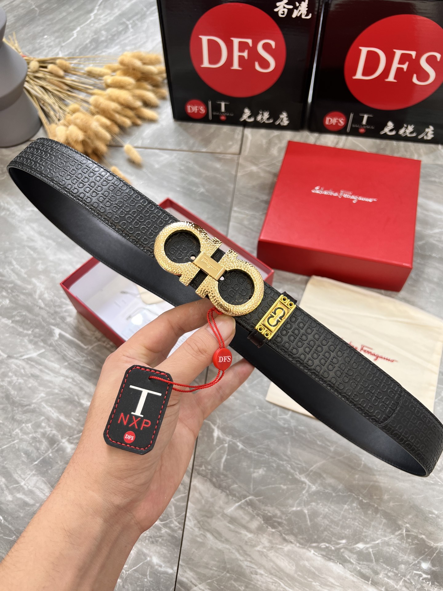 Streetwear Belt Ferragamo 319978 size:3.5cm - vstockx