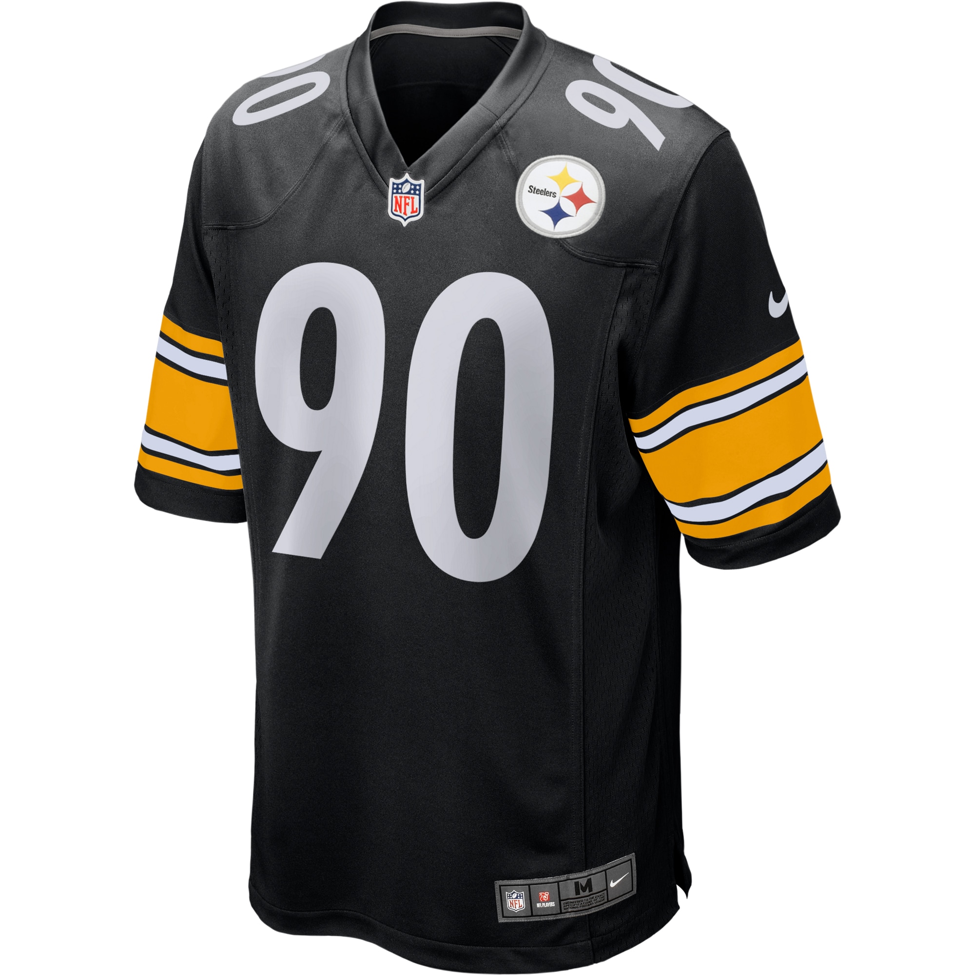 T.J. Watt Pittsburgh Steelers Nike Youth Game Jersey - Black - vstockx