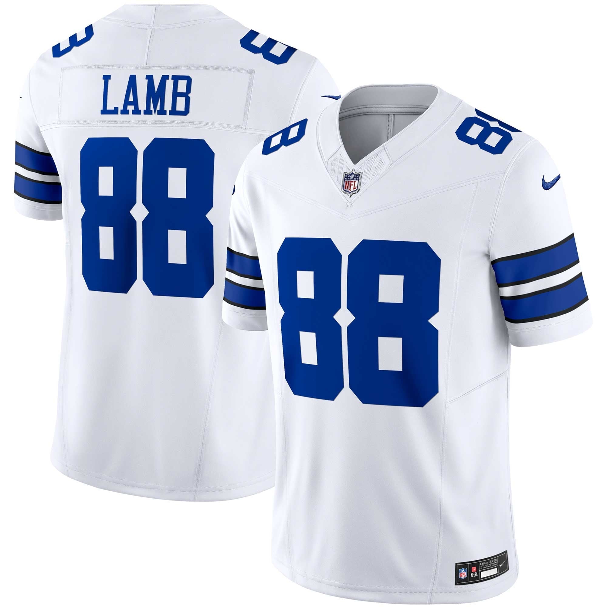 Men's Nike CeeDee Lamb White Dallas Cowboys Vapor F.U.S.E. Limited Jersey - vstockx