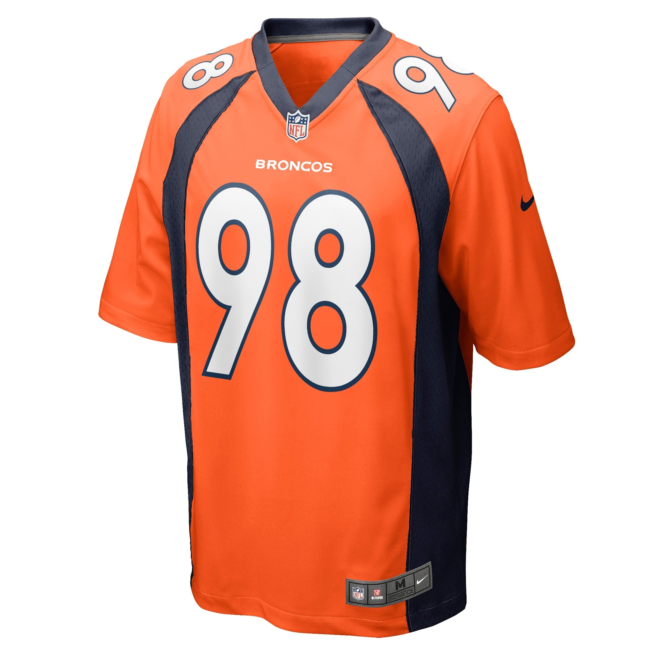 Men's Nike Mike Purcell Orange Denver Broncos Game Jersey - vstockx