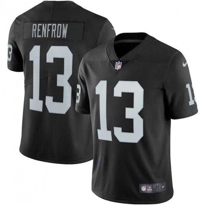 Youth Las Vegas Raiders Hunter Renfrow Vapor Jersey - Black - vstockx