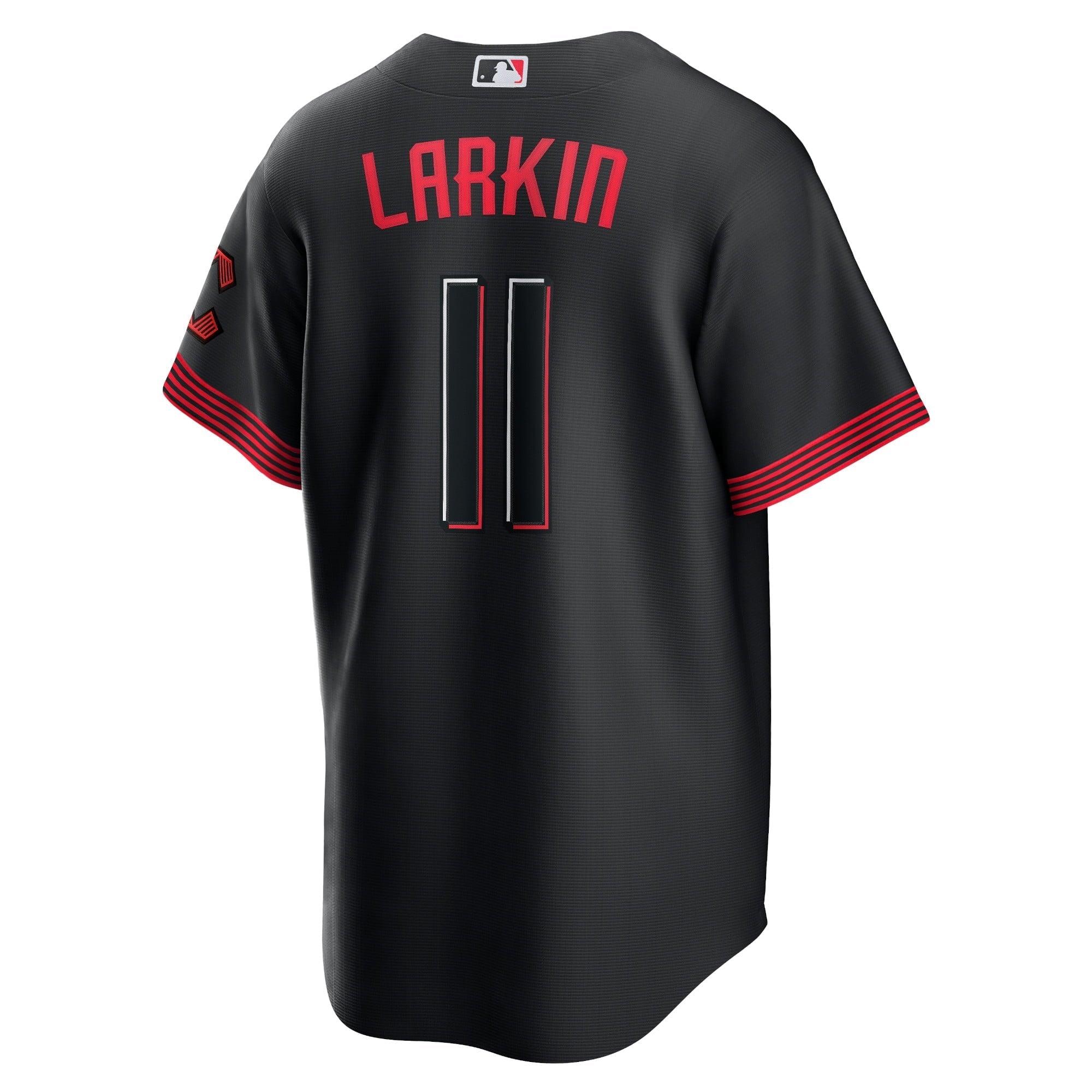 Men's Nike Barry Larkin Black Cincinnati Reds 2023 City Connect Replica Player Jersey - vstockx